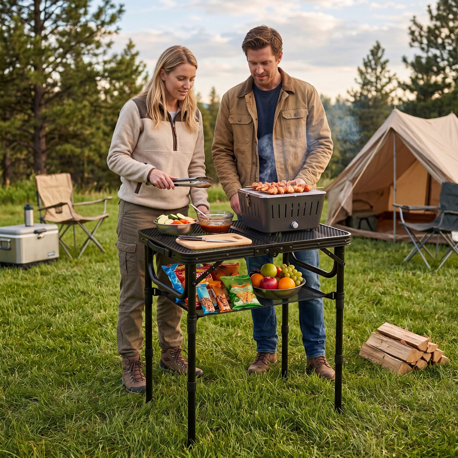 Slickblue D-CO-KD02531PN Folding-Tables - View #2