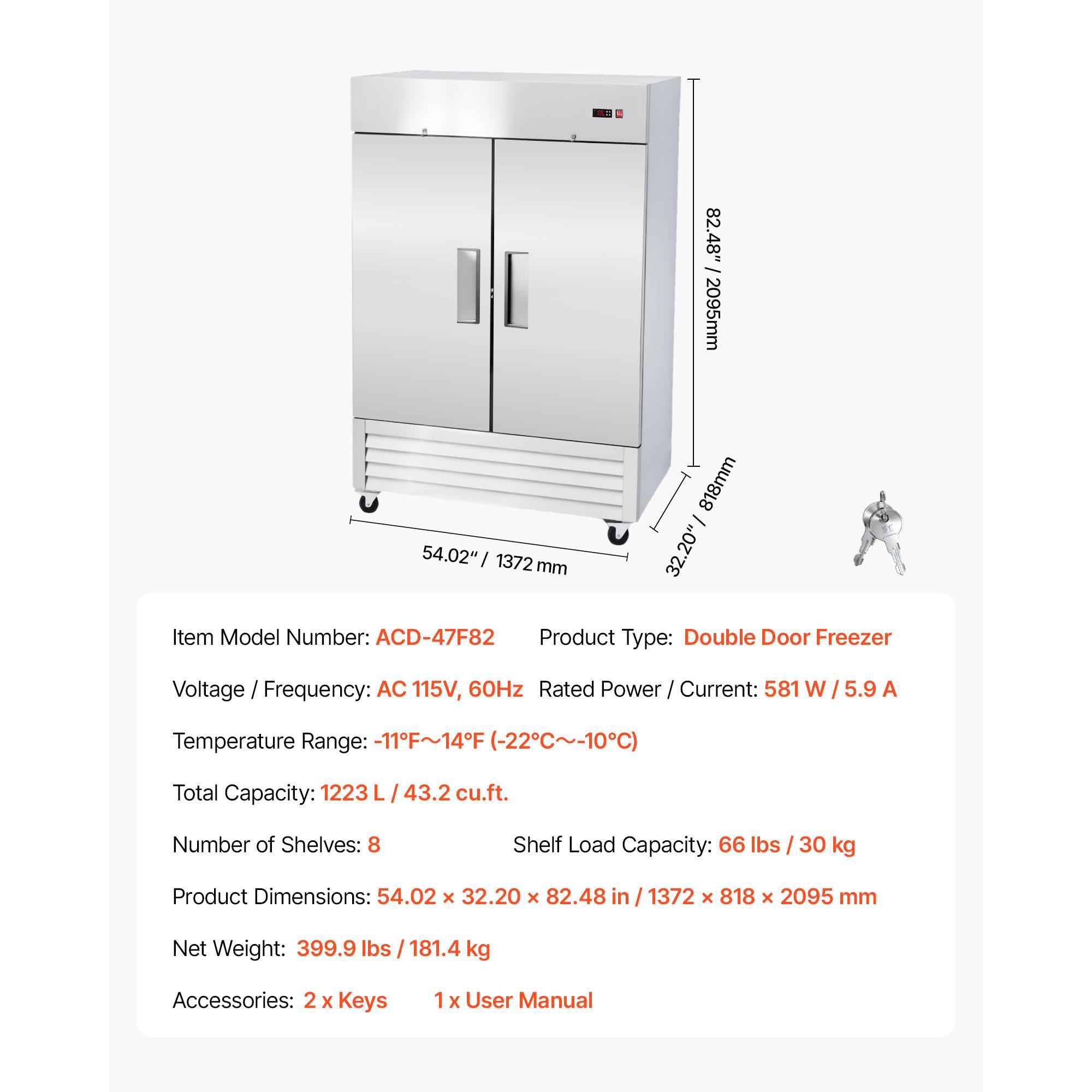 VEVOR SCLSSYLJDSML14800V1 Commercial-Refrigerators - View #7