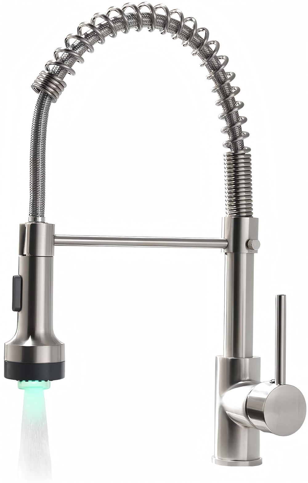 Tatayosi JJ-172329 Commercial LED Kitchen Faucet with Pull Down Sprayer Single Handle Single Lever Kitchen Sink Faucet