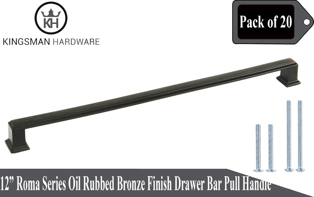 Kingsman Hardware ROMA-12-20ORB Cabinet-Pulls - View #2