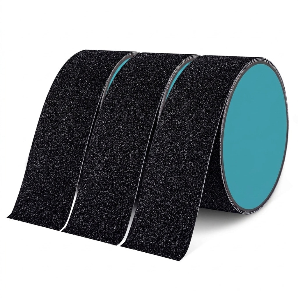 Etokfoks -  Anti Slip Traction Tape 3 Pack 2 x 30 in PET Black 80 Grit Waterproof for Steps Ladde...