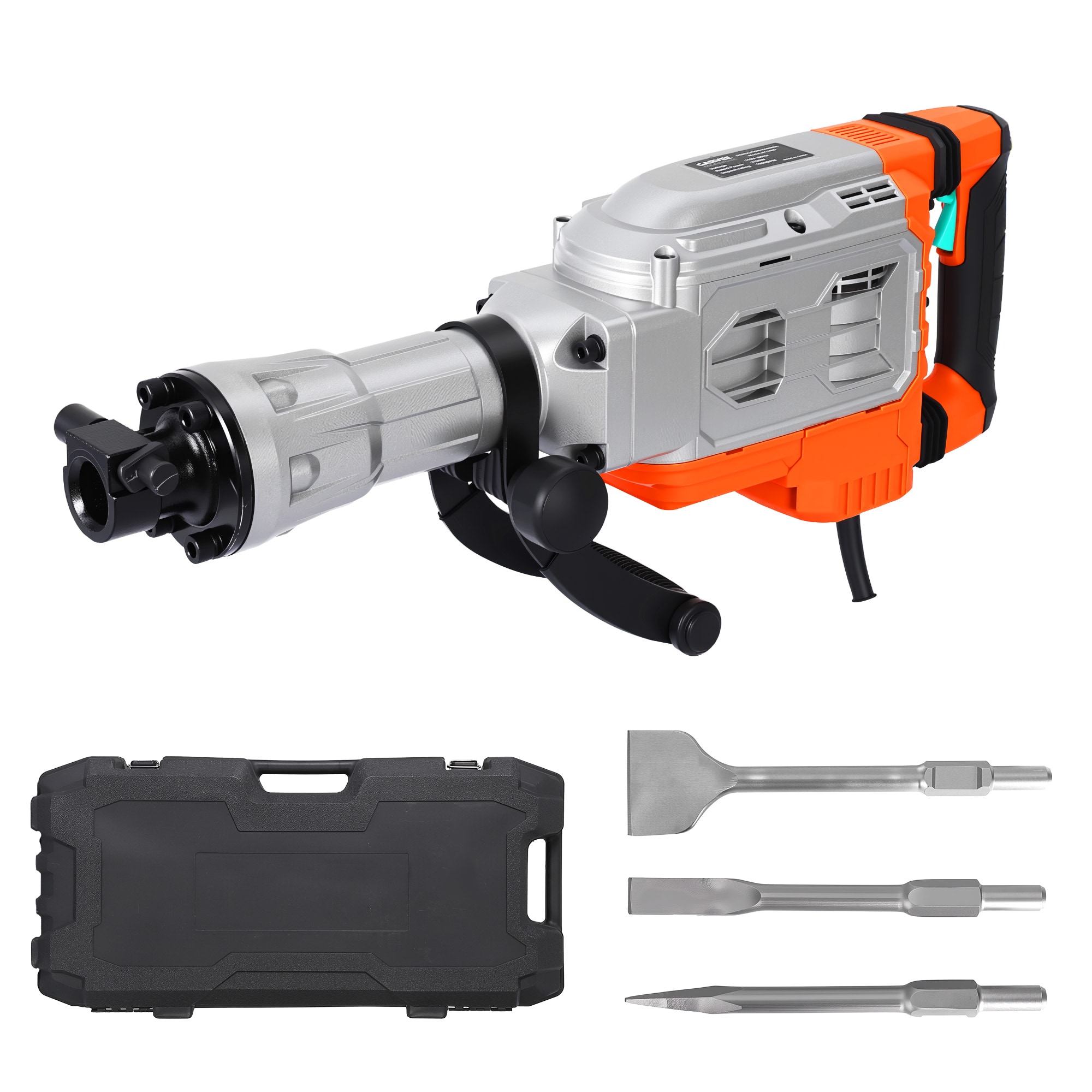 GarveeLife 1700W Electric Demolition Hammer 1900 BPM Heavy Duty Hammer Concrete Breaker with 60J Impact Energy and Anti-Vibration System #TX4SMCCK2T3