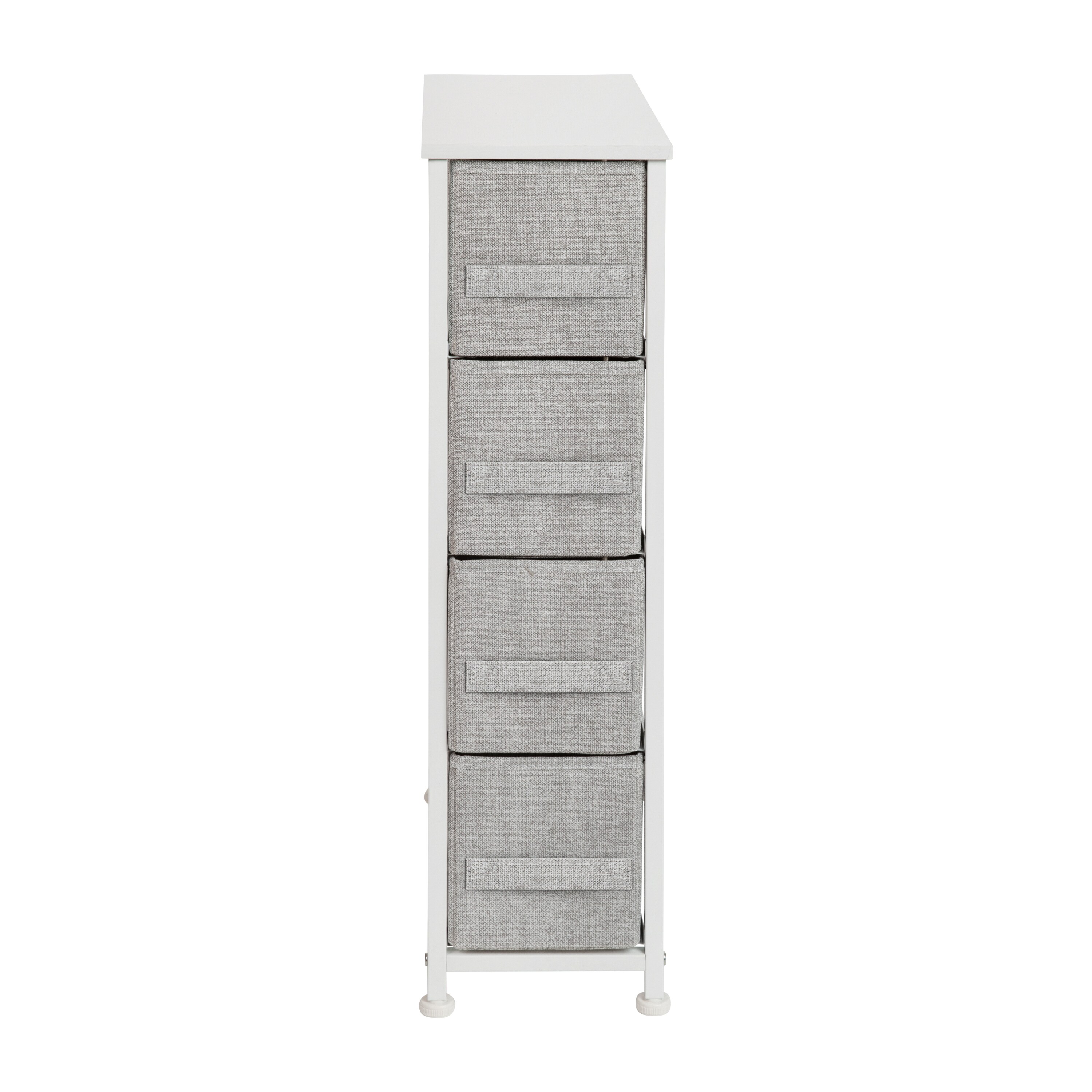 Flash Furniture WhiteGray Tall Organizer