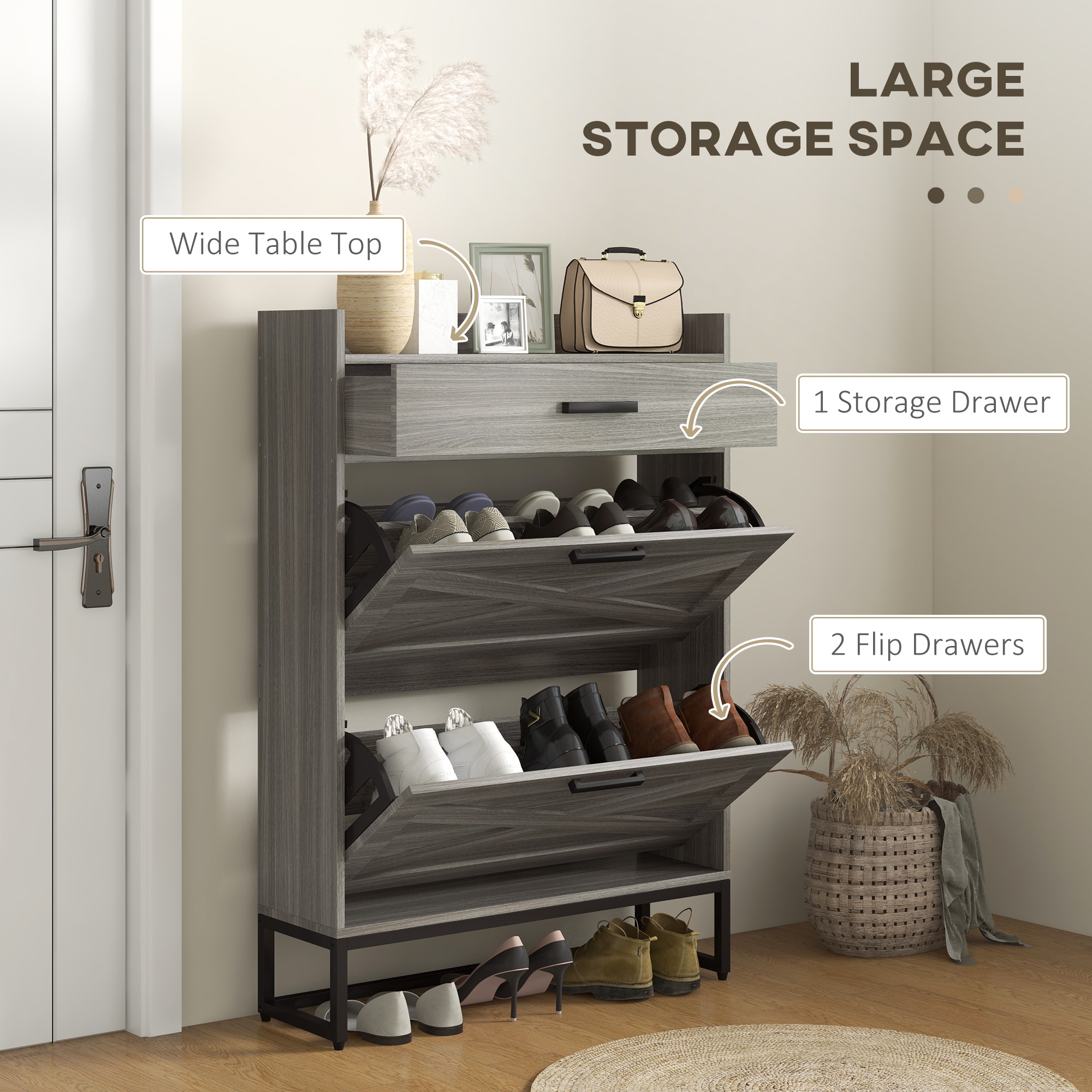 Mondawe MO-JH-XG2-GR Shoe-Racks - View #4