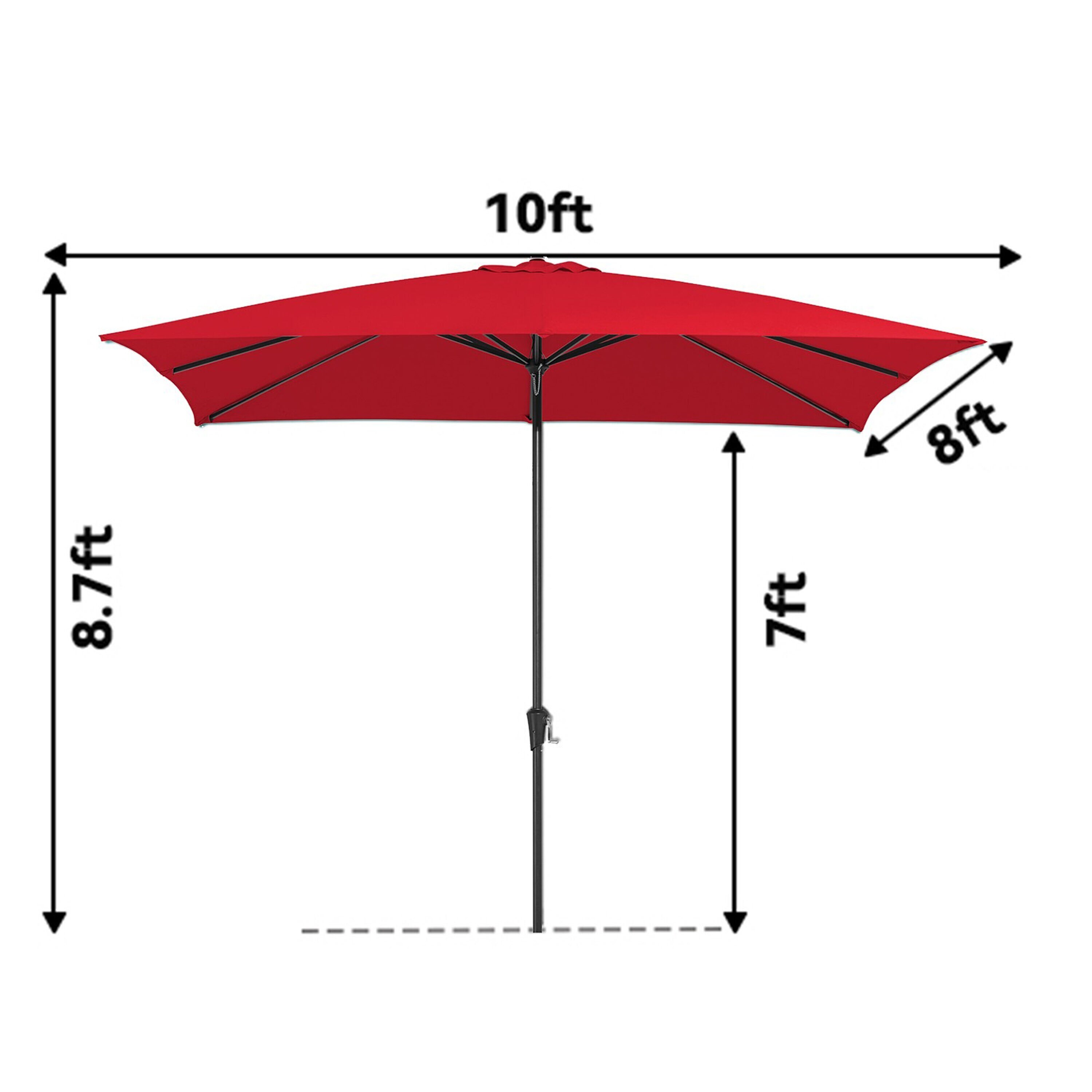 JEAREY ZZS-FX8.5-RD Umbrellas-2 - View #5