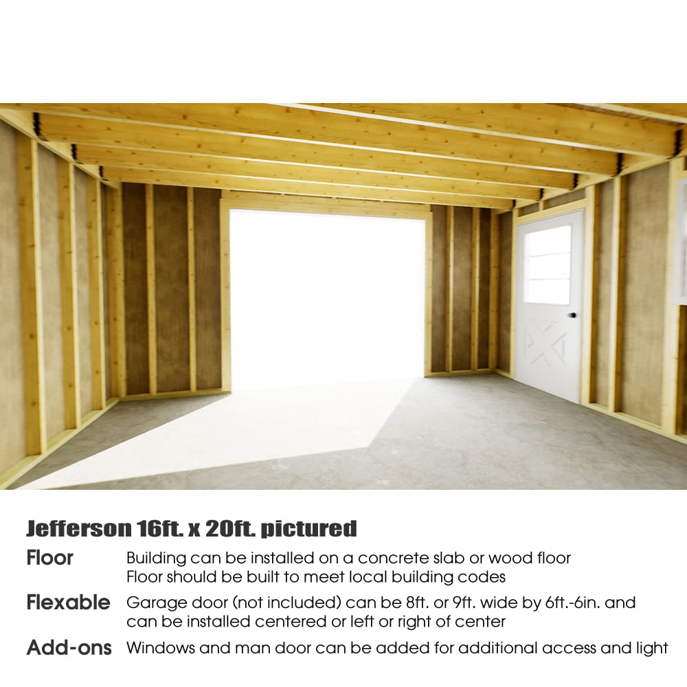 Best Barns JEFFERSON1620 Garage-Buildings - View #7