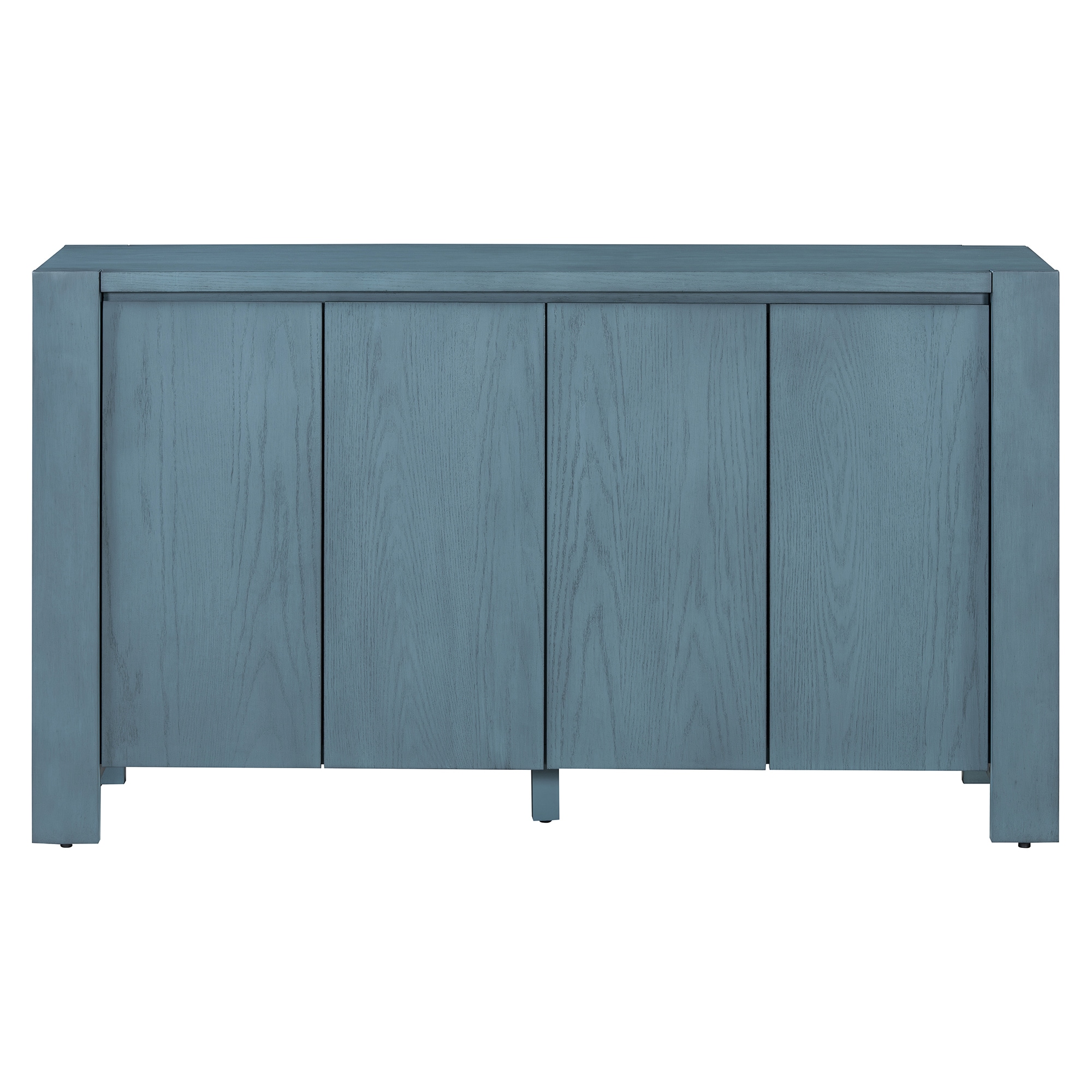 SINOFURN SYA330155BL Country Blue Reclaimed wood Sideboard