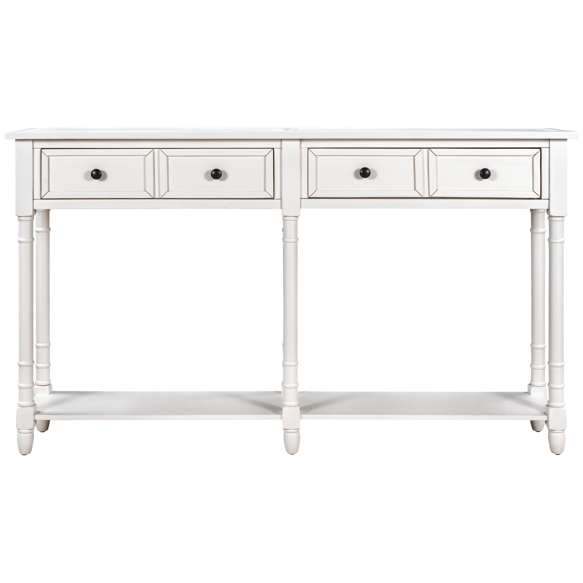 AHIOU HOME ZAAH-CT191266K Rustic Ivory Console table
