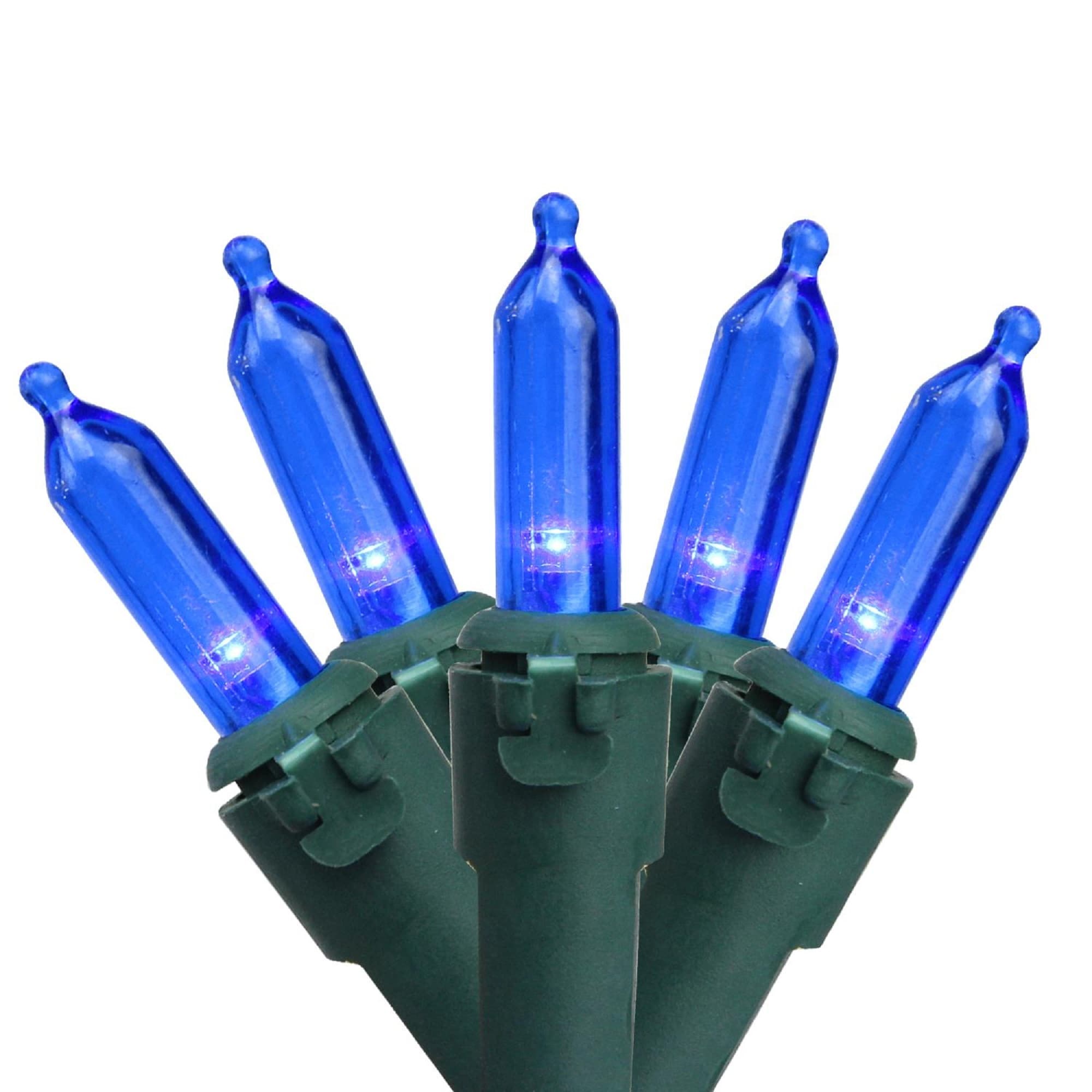 Northlight 32605404 50 -Count 16.25-ft Blue LED Plug-In Christmas String Lights