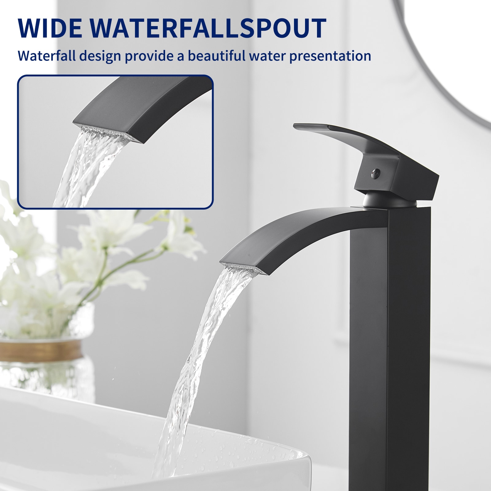 BWE A-96026H-BLACK Lavatory-Faucets - View #2