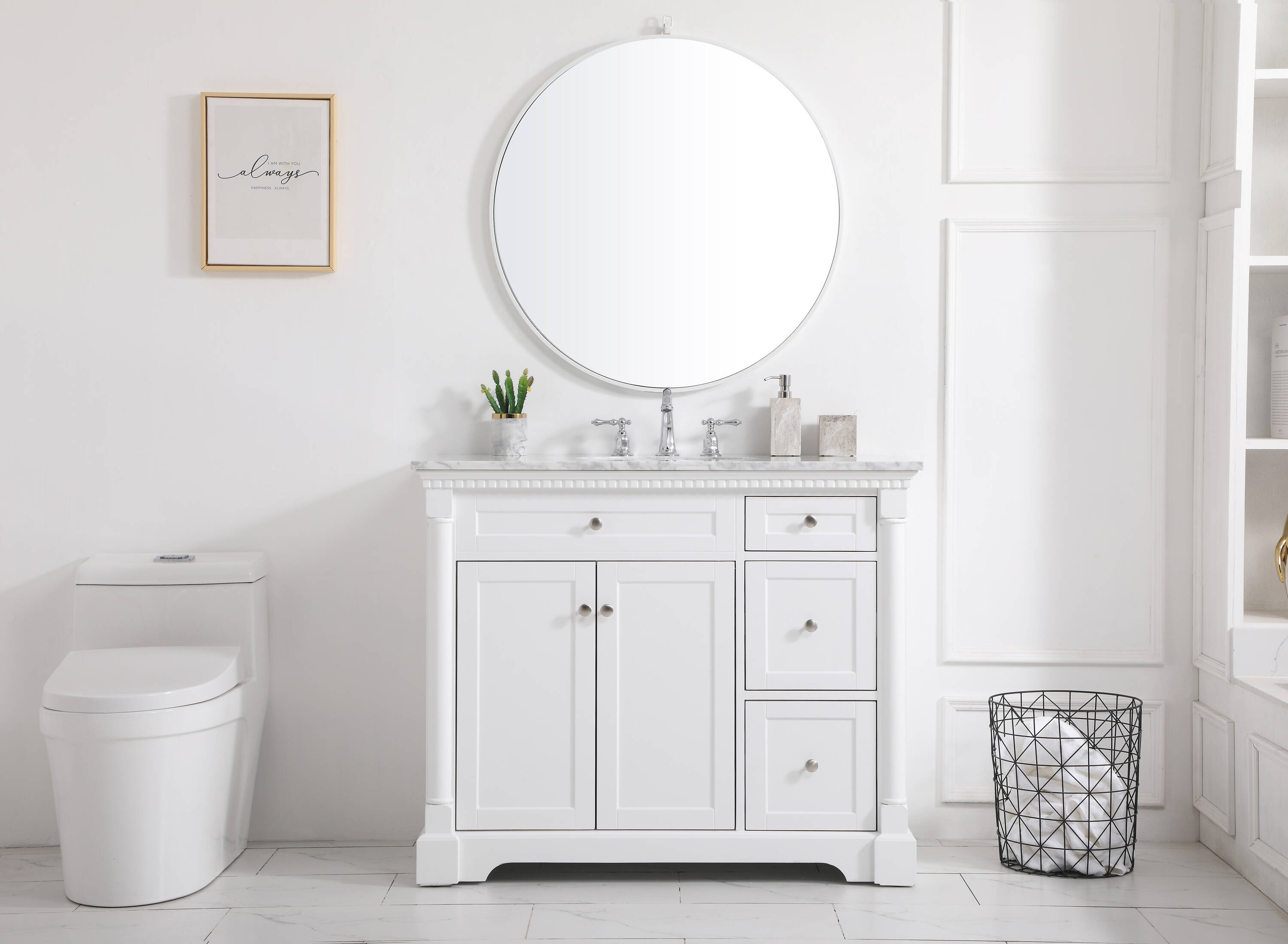 Elegant Decor HF159126WH Bath-Vanity-Combo - View #4