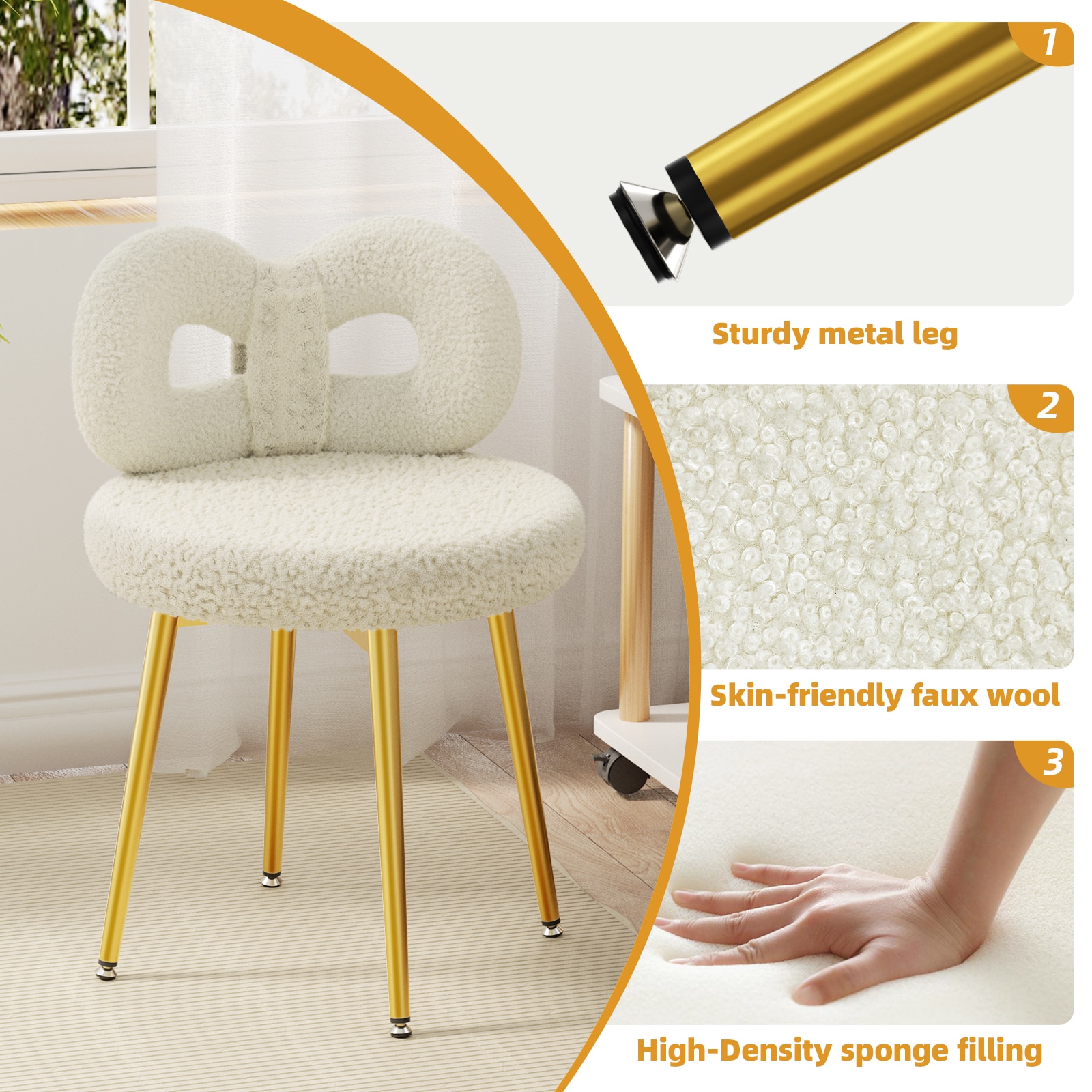 LOVMOR SWIVEL-CH-WHITE-GLEG chairs - View #2