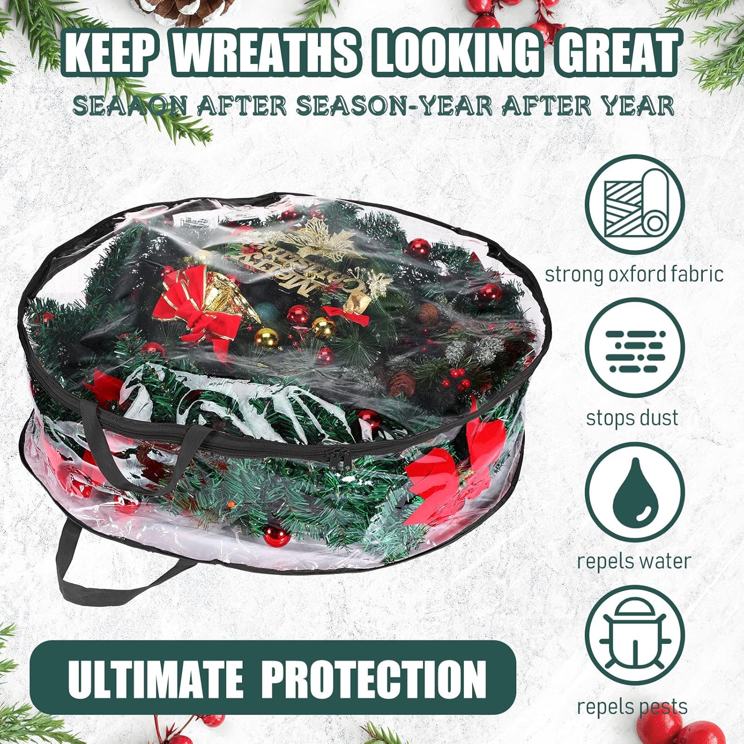 Misopily LMS1215W34 Wreath-Storage - View #4