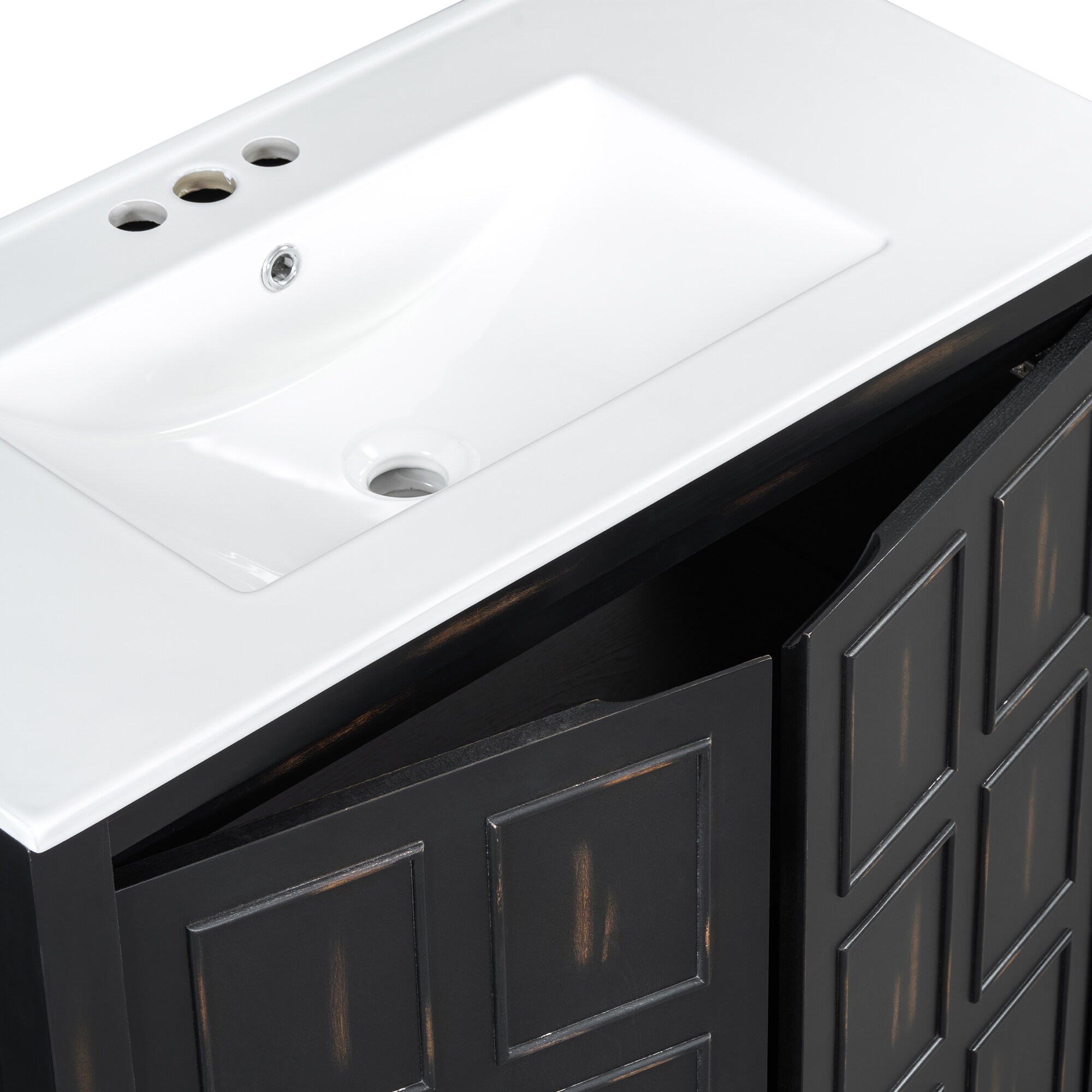 Iseryn YSG666PP255 Bath-Vanity-Combo - View #5