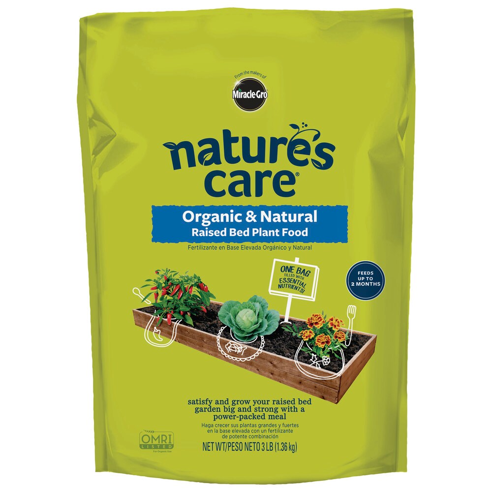 Miracle-Gro 3331510 Nature's Care Organic & Natural 3-lb Organic Natural All-purpose Food