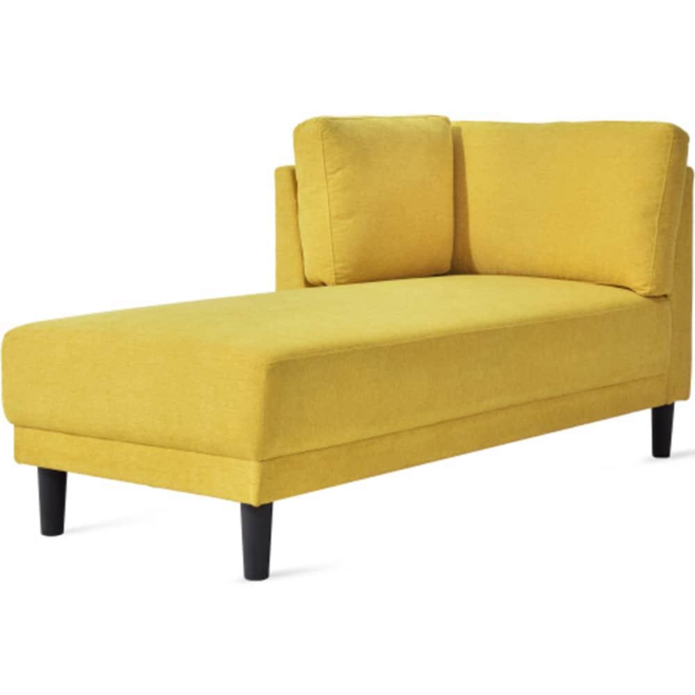 LIVIZA GGJD012YW Modern Yellow Polyester/Polyester blend Chaise Lounge