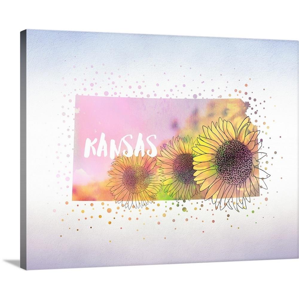 GreatBigCanvas 2419337-24-20X16 16-in H x 20-in W Abstract Print on Canvas