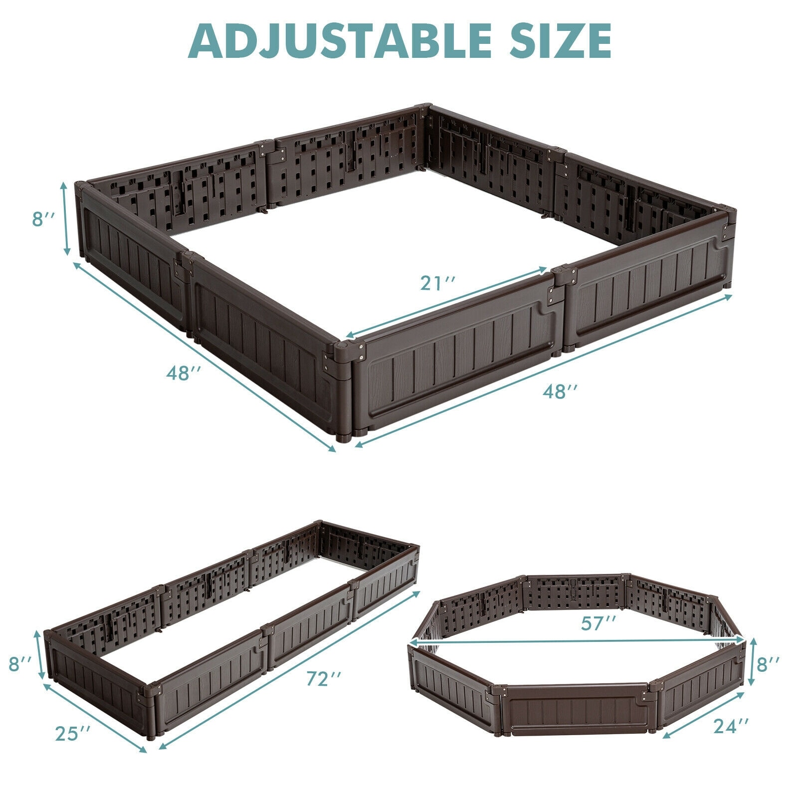 Forclover CTWE-NP10243BN Raised-Garden-Beds - View #14