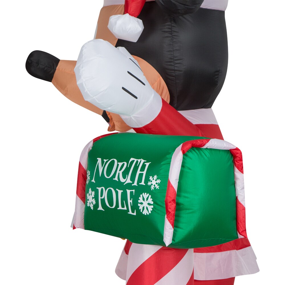 Disney Mickey Mouse Christmas Inflatable 7’ Light Up North Pole - K ...