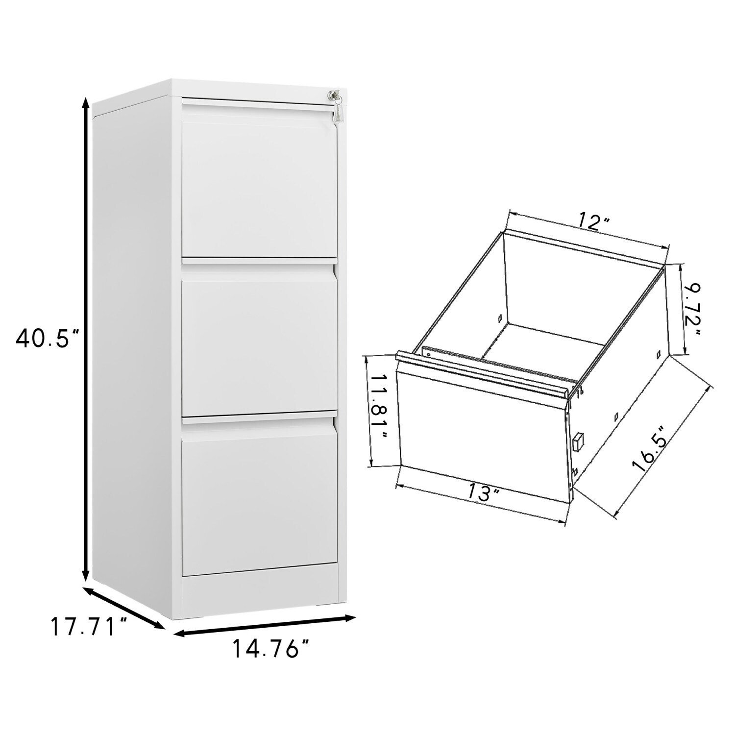 Miki Shinly EG-3371-20MI Filing-Cabinets - View #7