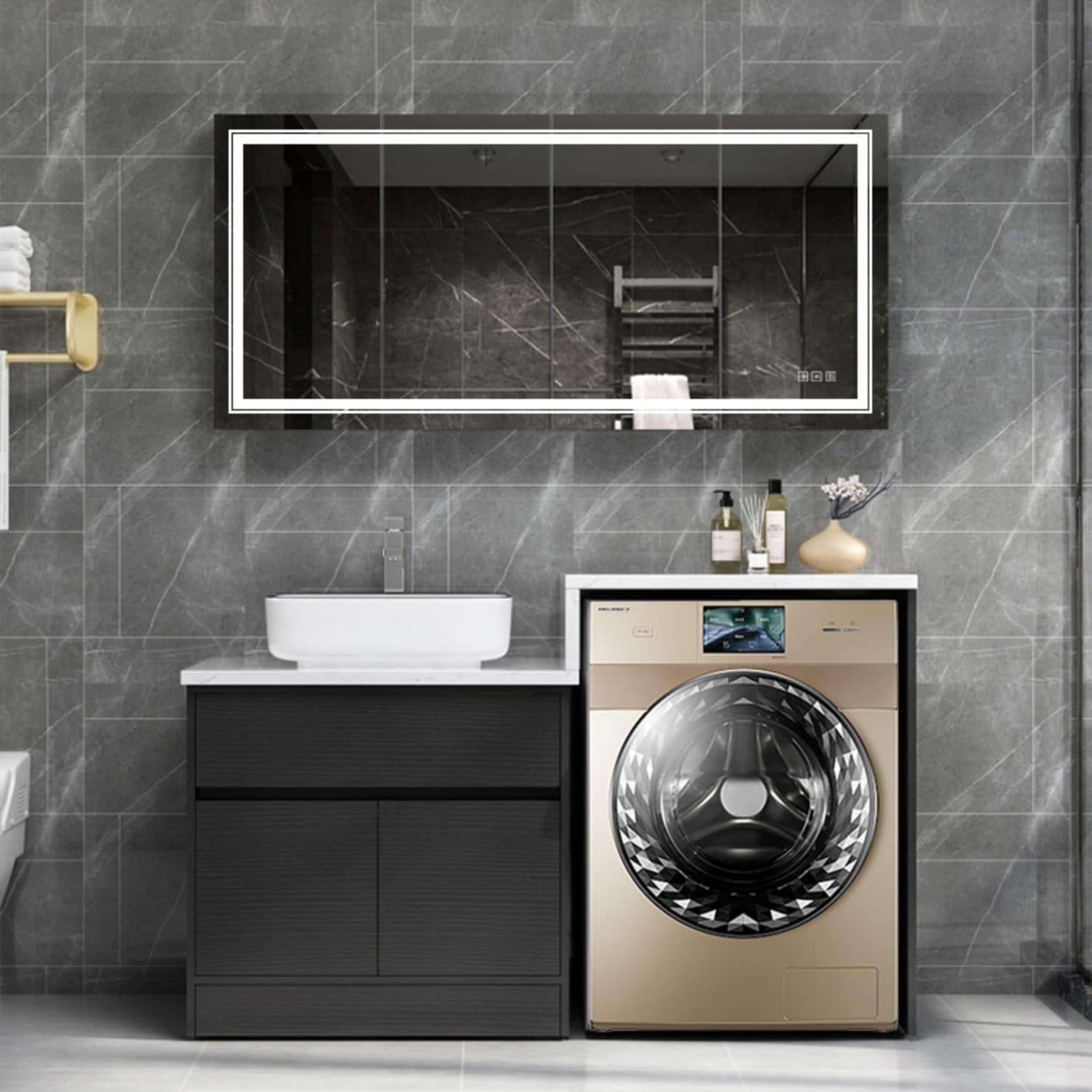 Tatayosi XH-215140 Framed-Bath-Mirrors - View #3