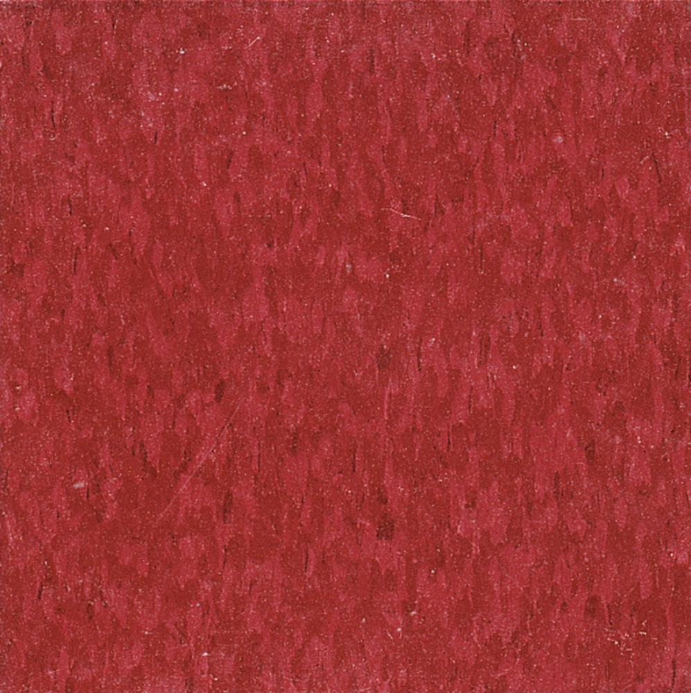 Armstrong Flooring 51814031 Imperial Texture VCT Pomegranate Red 12-in W x 12-in L Commercial Vinyl Tile Flooring ( 45.0-sq ft / Carton )