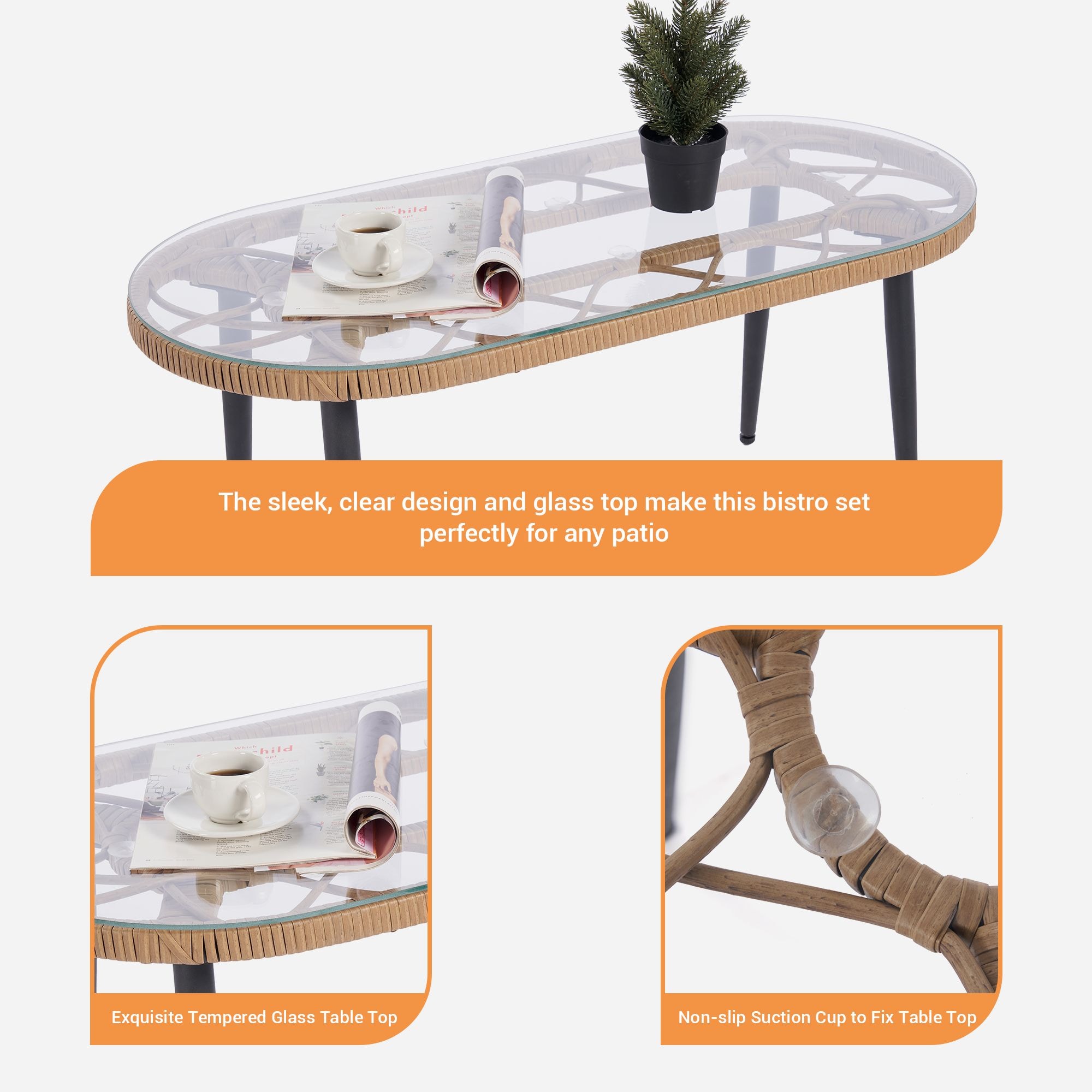 SANSTAR LRS-DS72LY Patio-Conversation-Sets - View #5