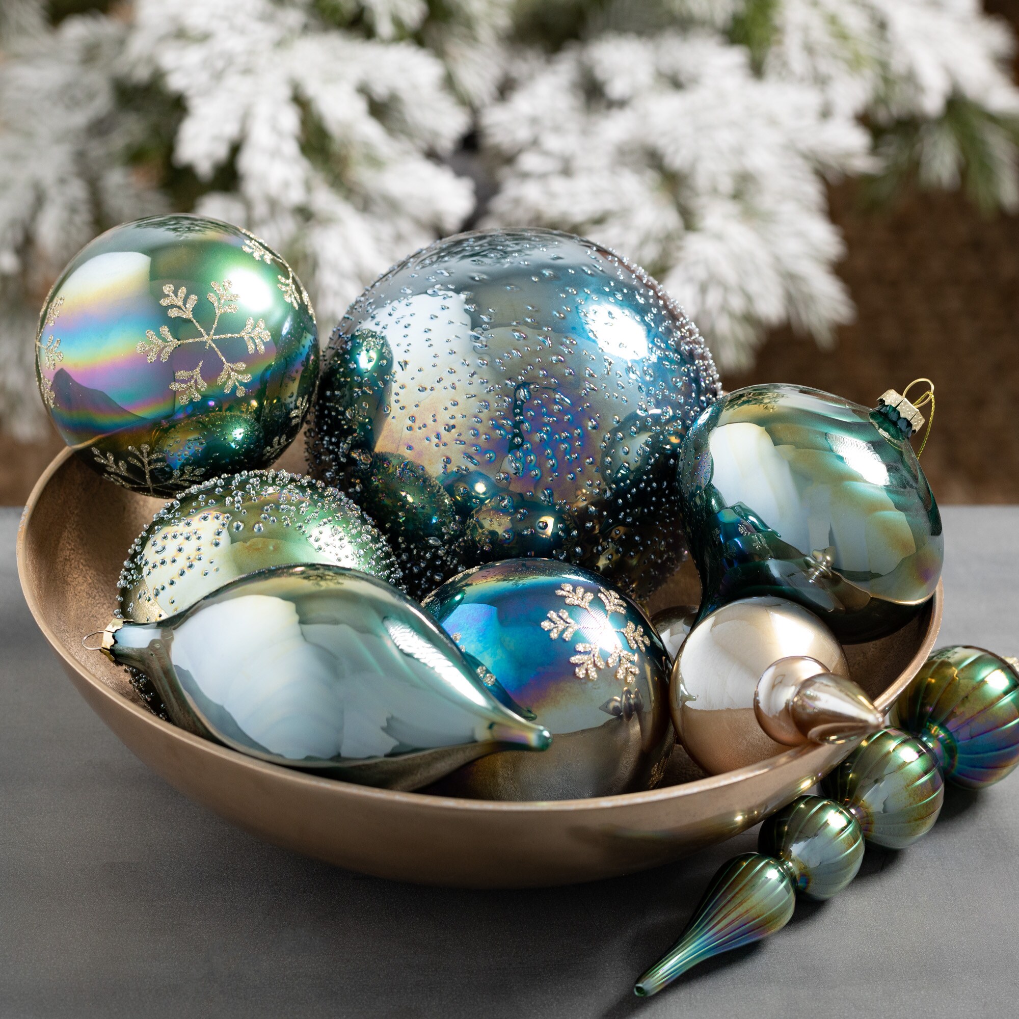 Blue & Silver Ornament Bundle
