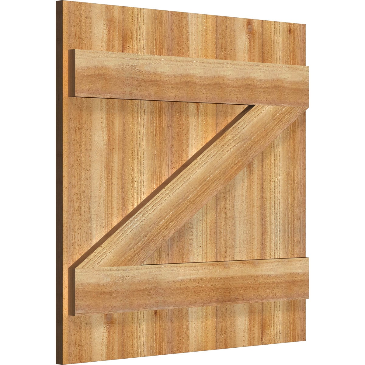 Ekena Millwork RBJ06Z26X026RWR Exterior-Shutters - View #2