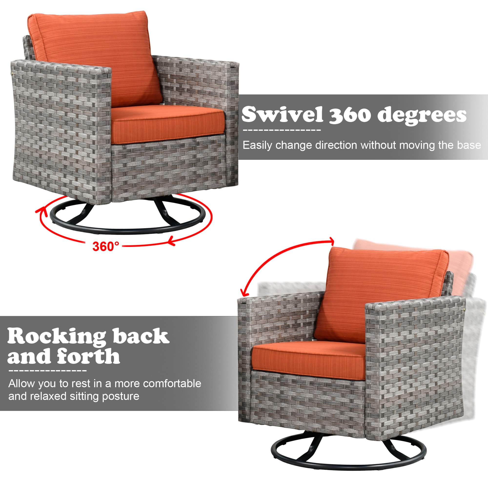 Ovios KFS800Y1 Patio-Sofas-Daybeds - View #7