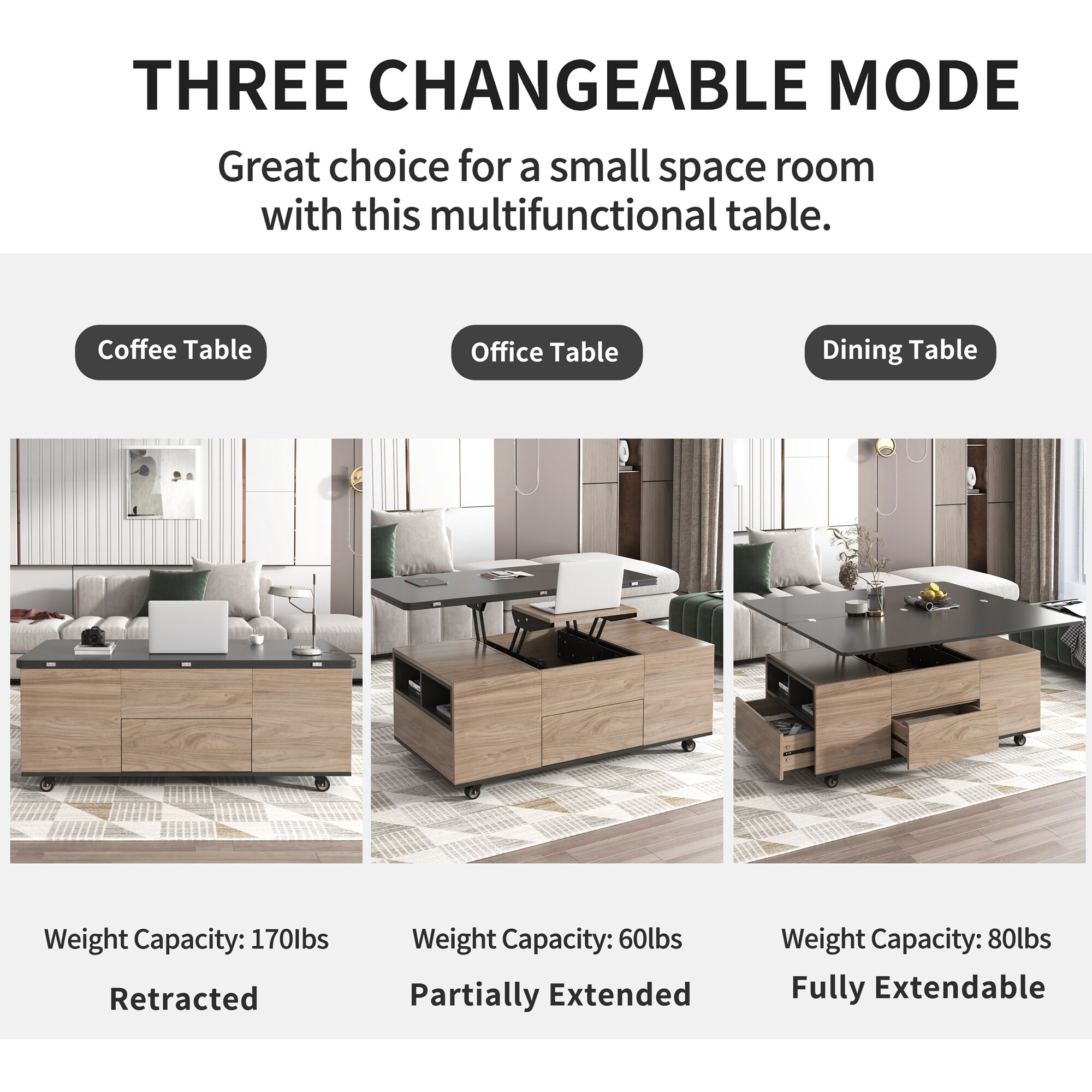 ModernLuxe L3P-CH307463AAG Coffee-Tables - View #6