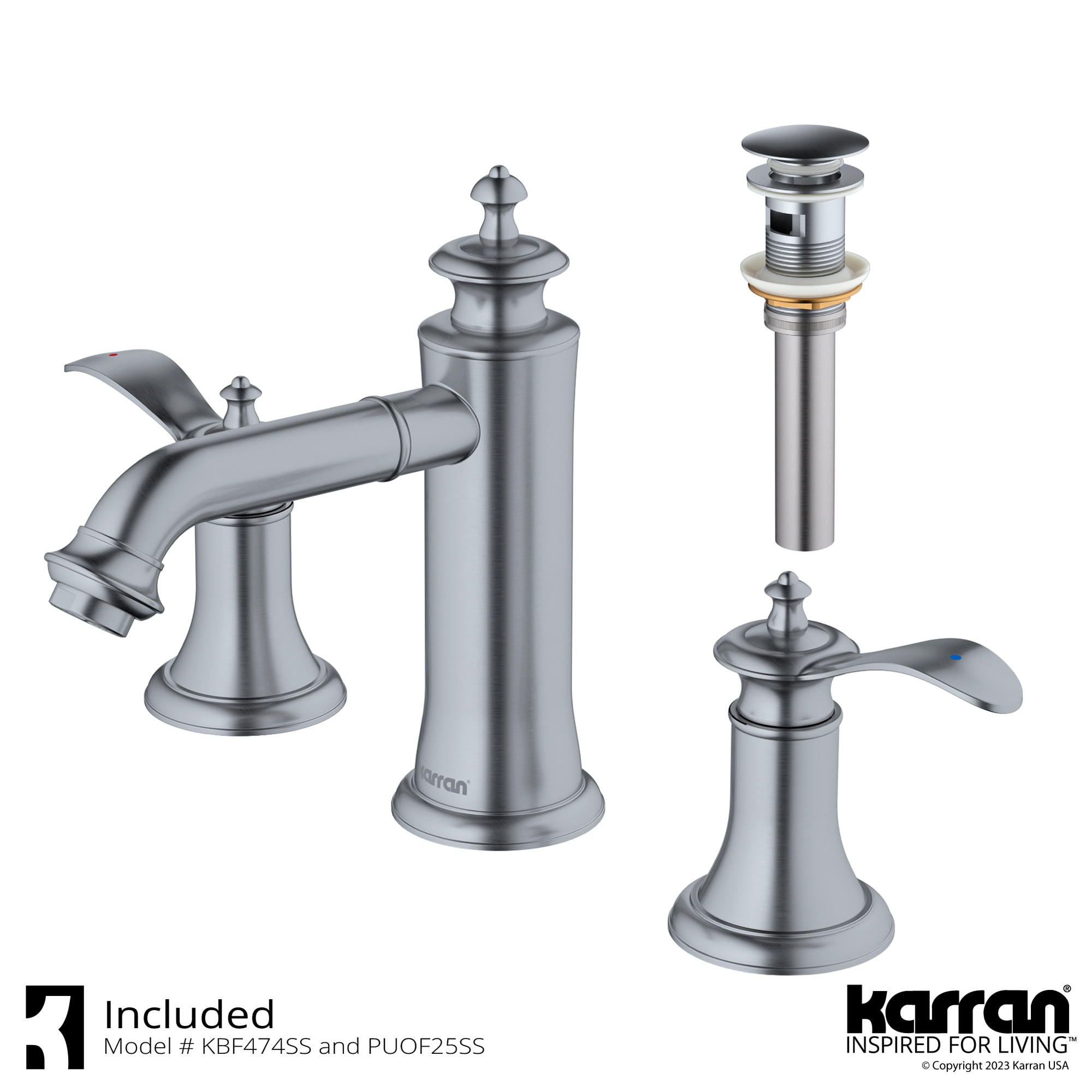 Karran KBF474SS Lavatory-Faucets - View #2
