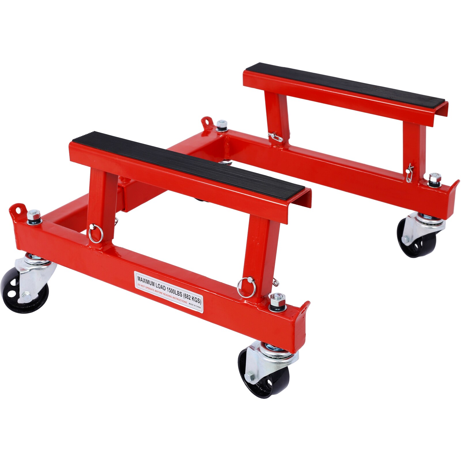 Tatayosi P-DJ-92177 Red 1500lbs ATV Motorcycle Engine Cradle Dolly