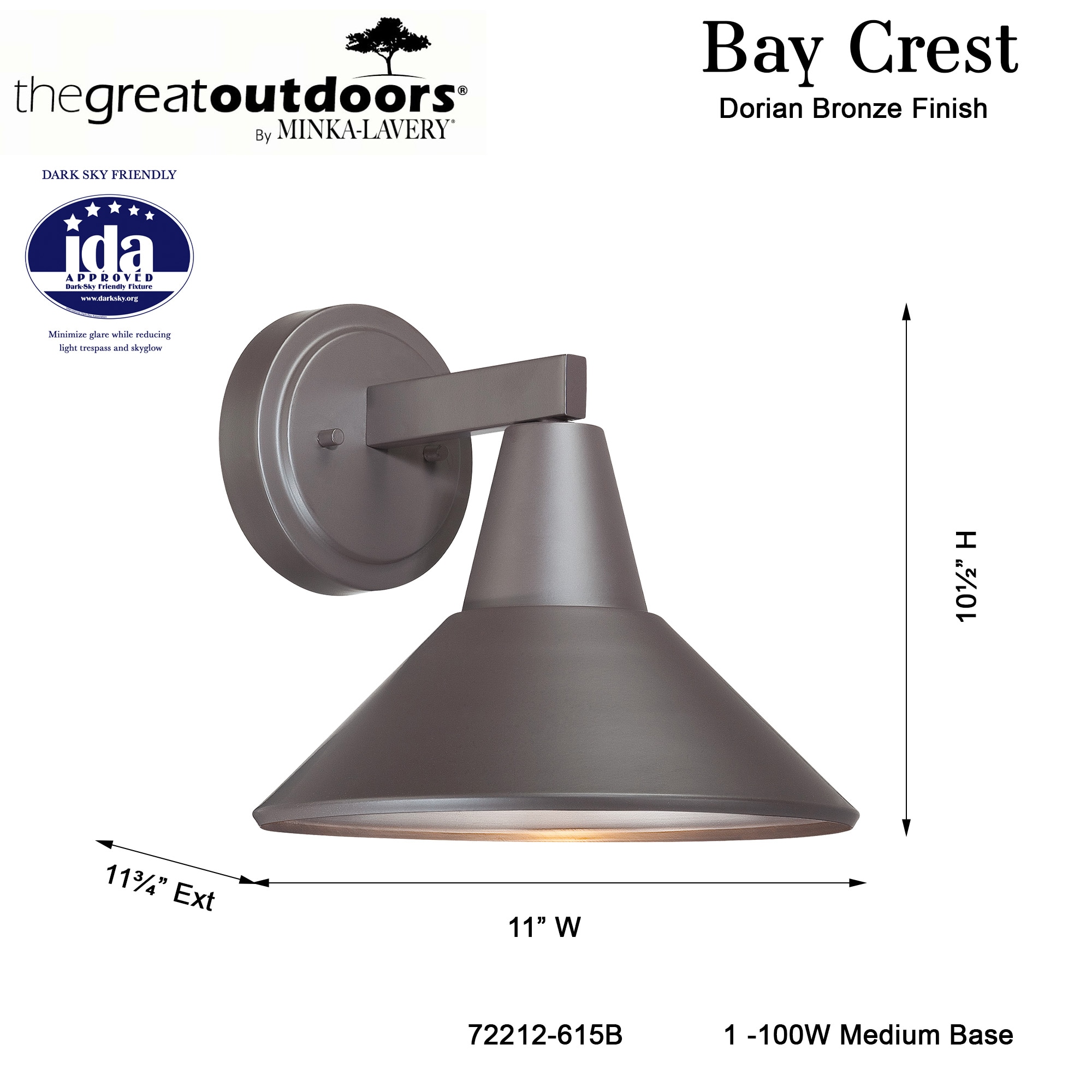 Minka Lavery 72212-615B Outdoor-Wall-Lighting - View #4