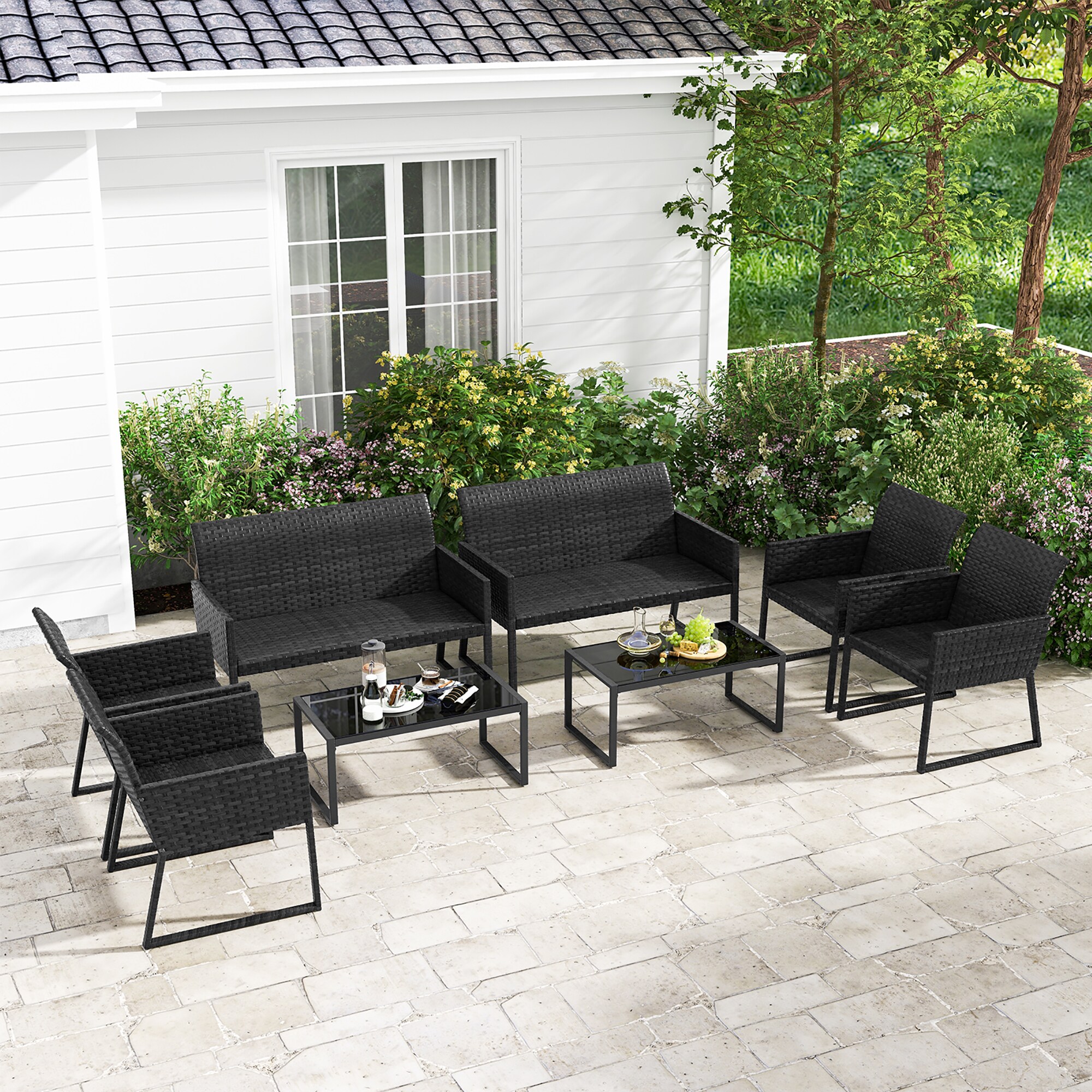 Costway LWS00007 Patio-Conversation-Sets - View #3