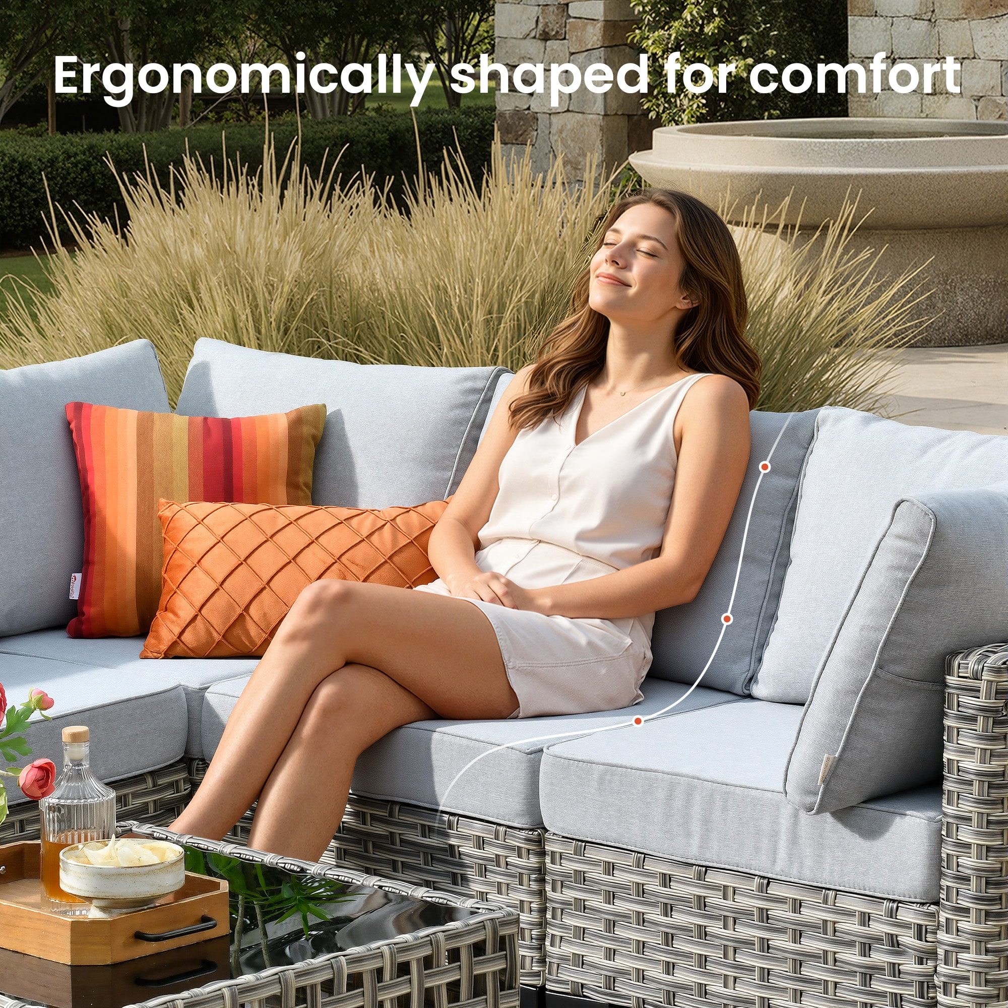Caodoc 42-SCJ406 Patio-Sofas-Daybeds - View #2
