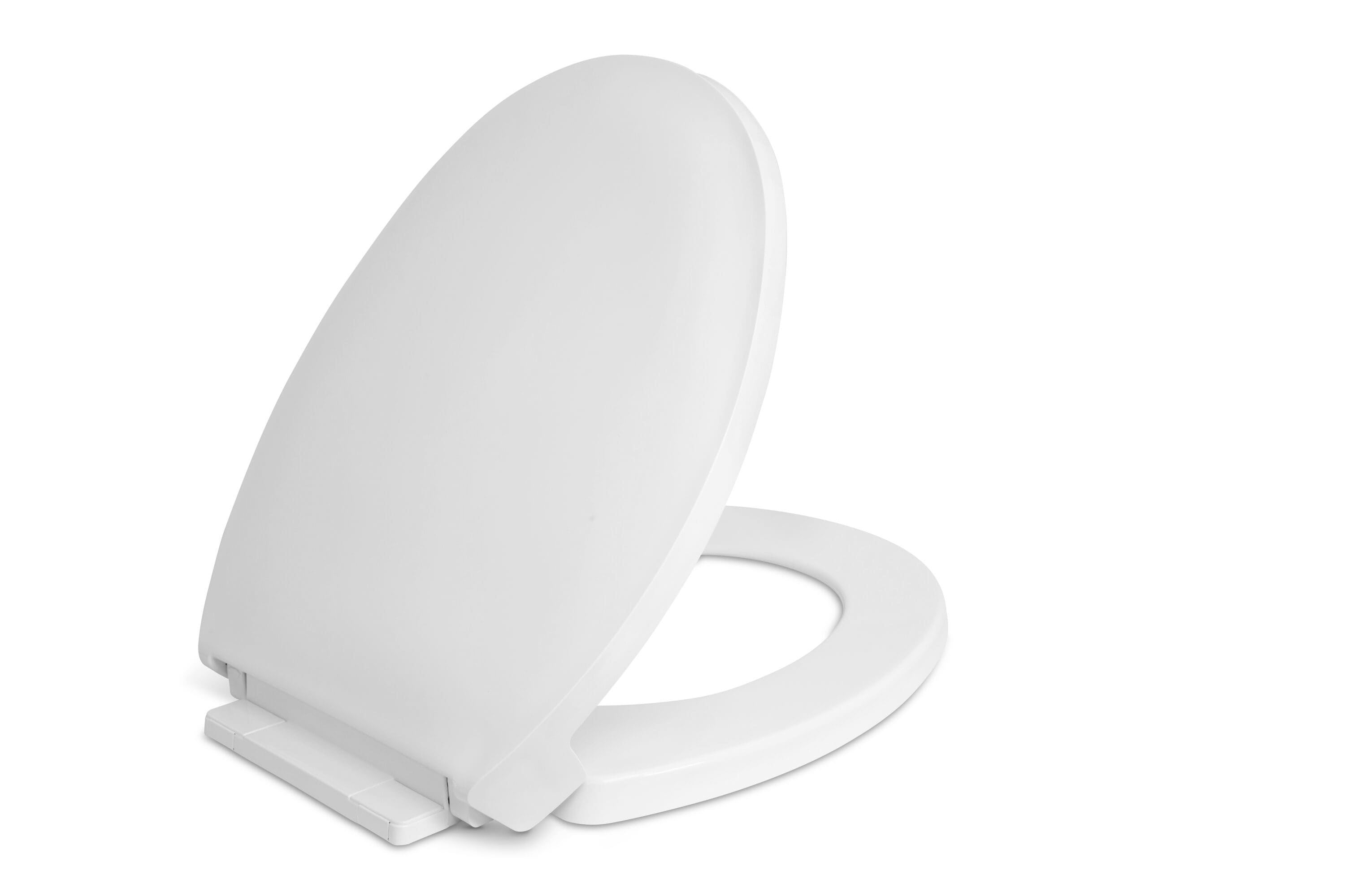 Centoco 1400SC-001 Plastic White Round Soft Close Toilet Seat