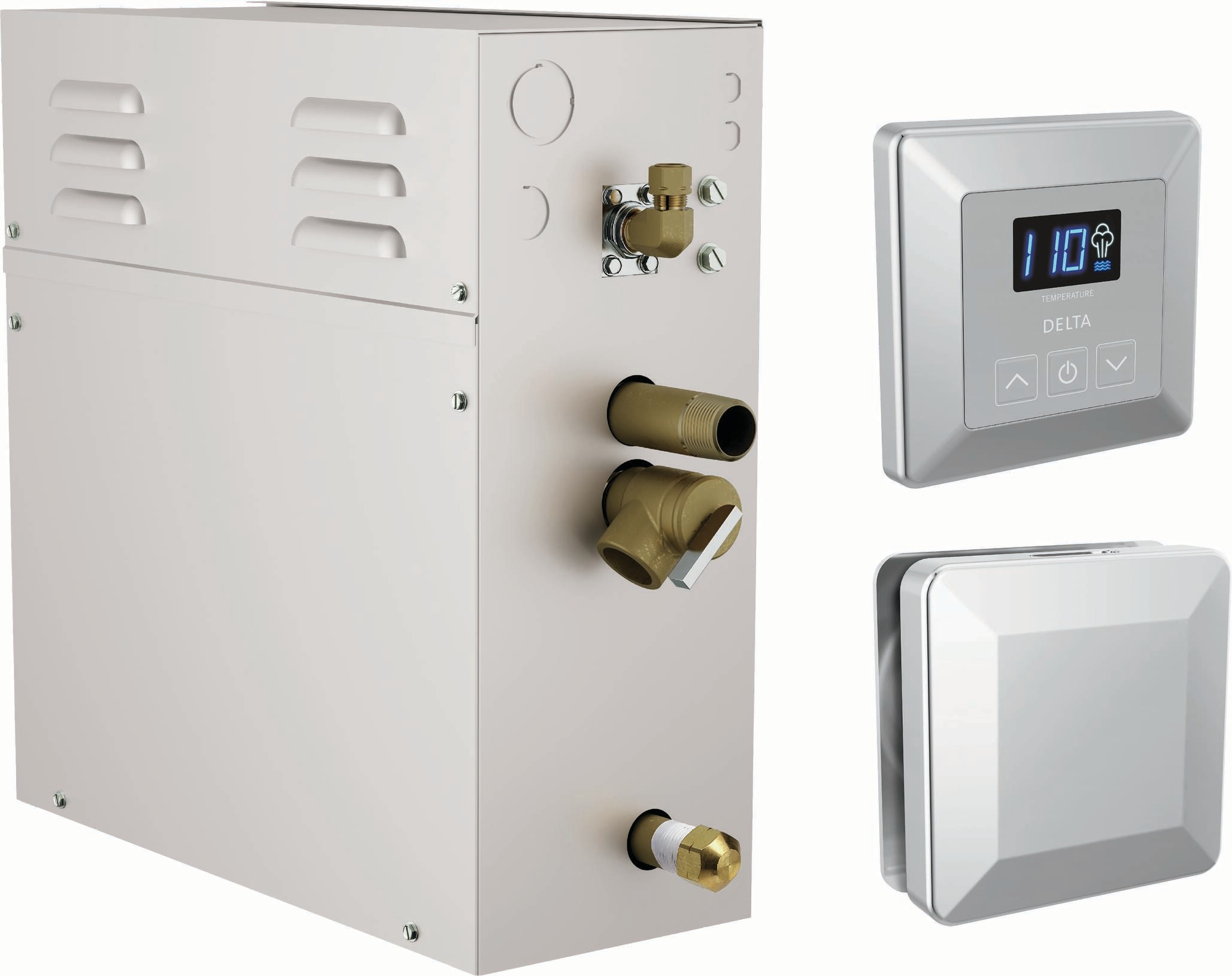 Delta 5P-EST04-PR 4000-Watt Lumicoat Chrome Steam Generator