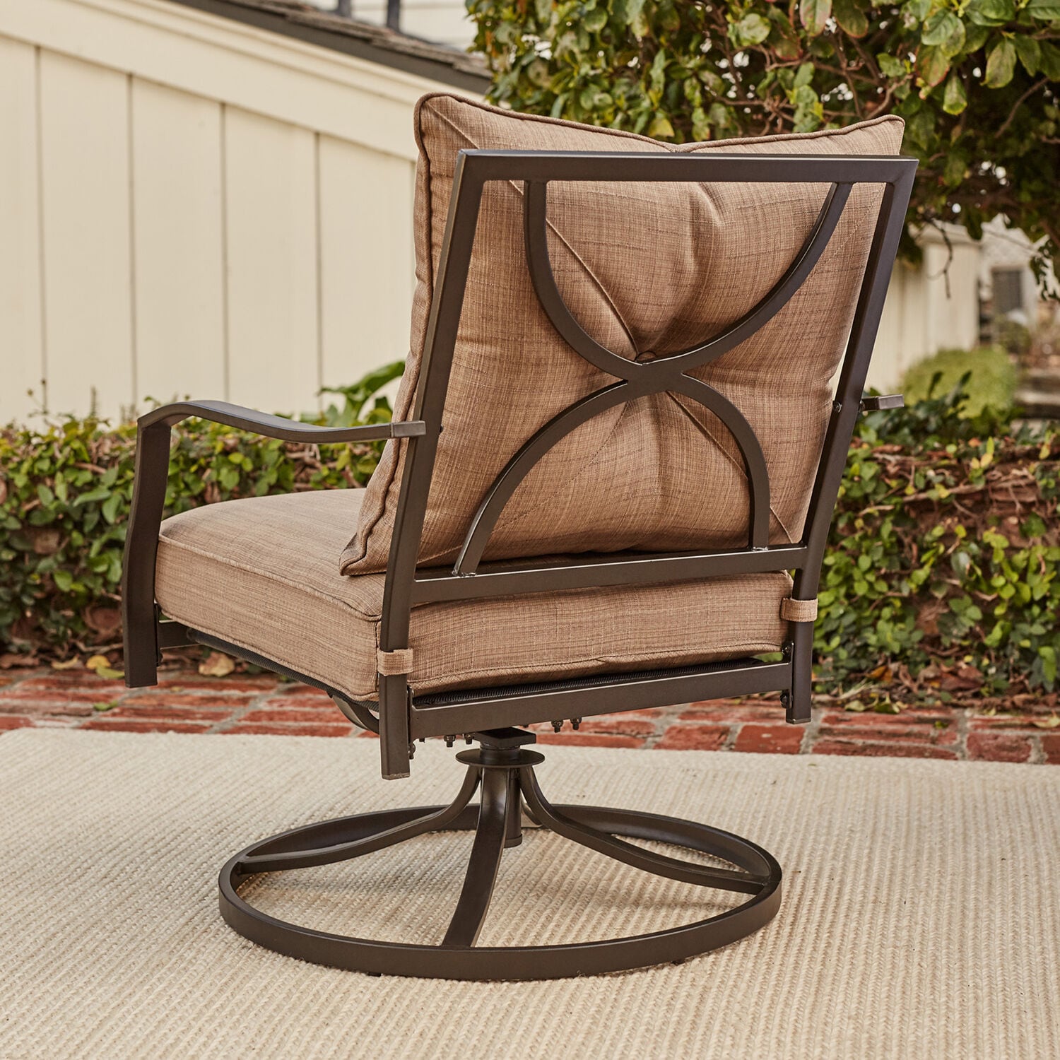 Hanover PALM4PCSWFP-TAN Patio-Conversation-Sets - View #8