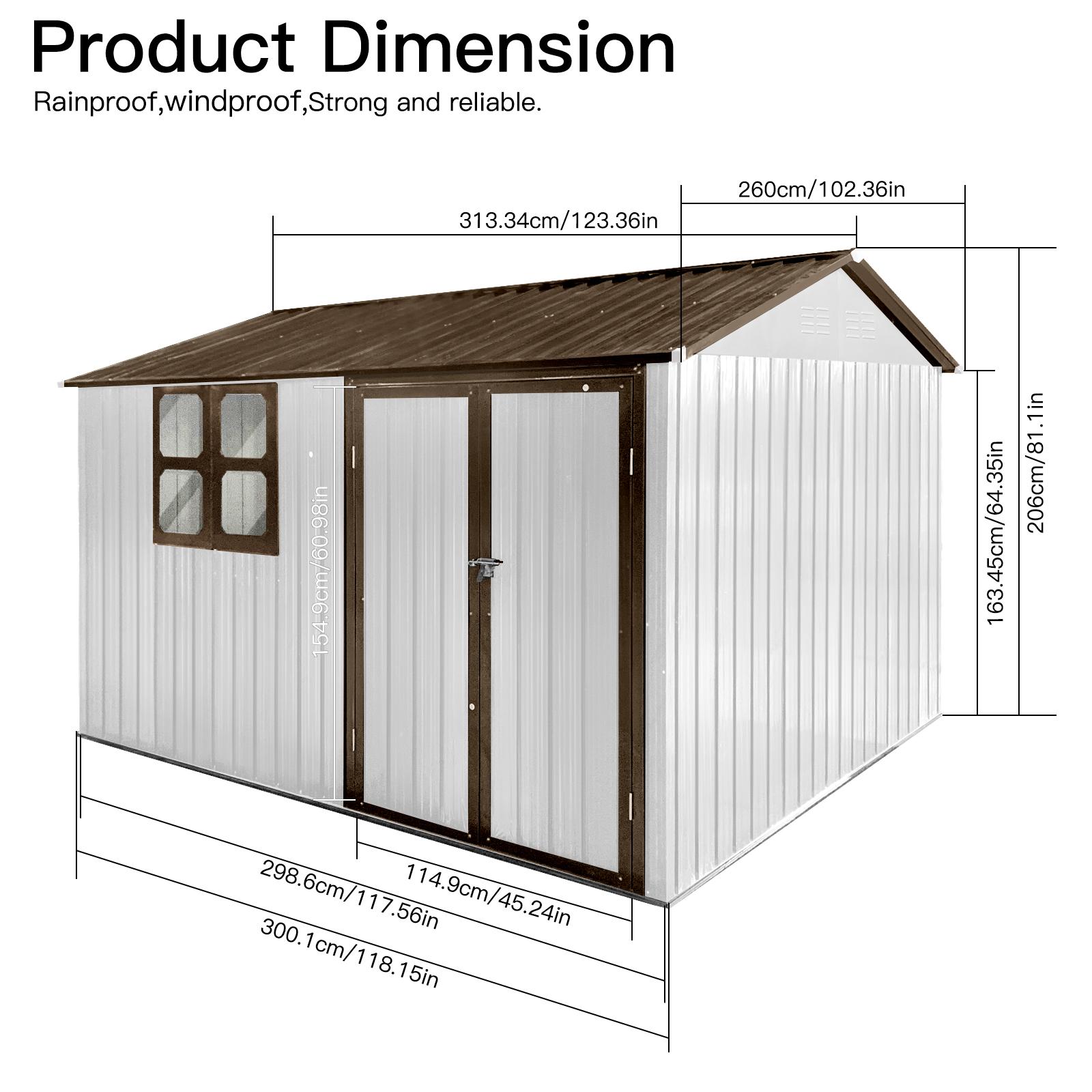 Bayfeve BF-135047-SD Metal-Storage-Buildings-Sheds - View #6