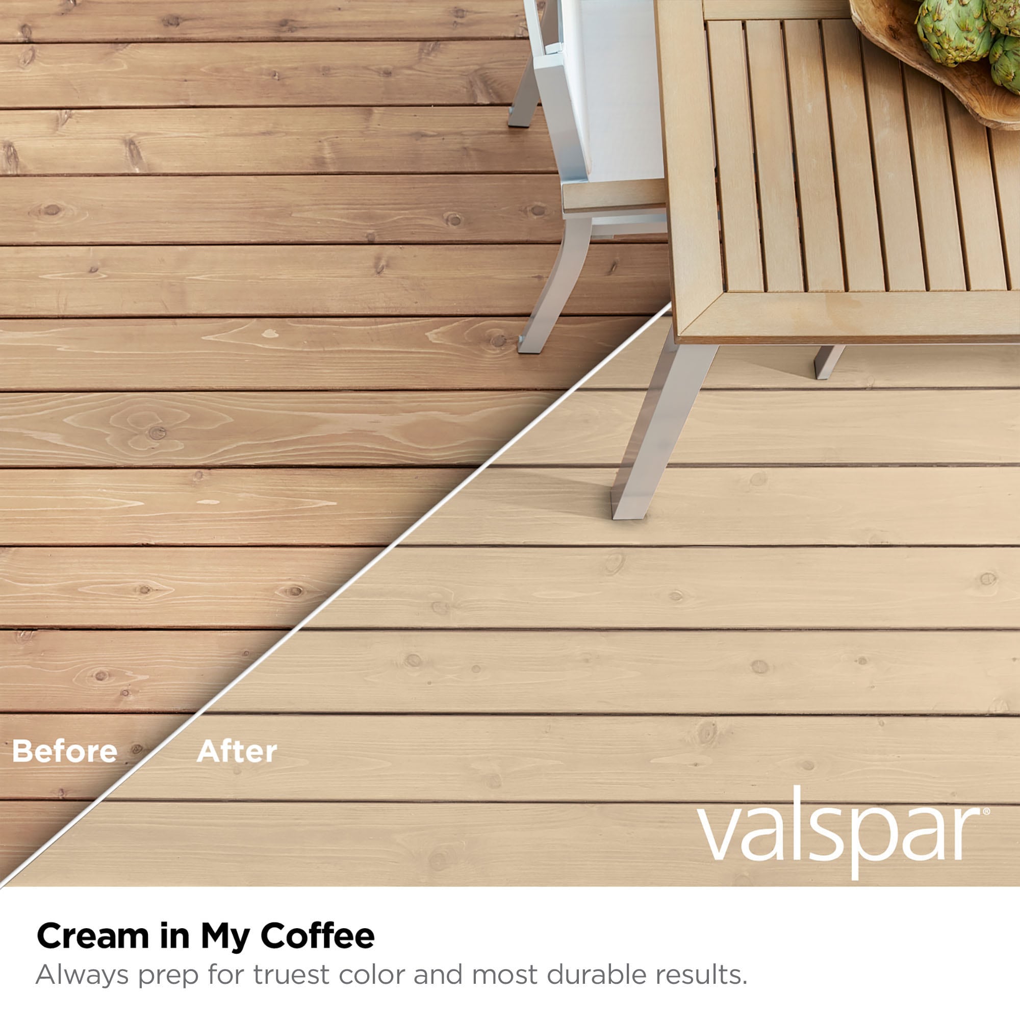 Valspar cream deals in my coffee