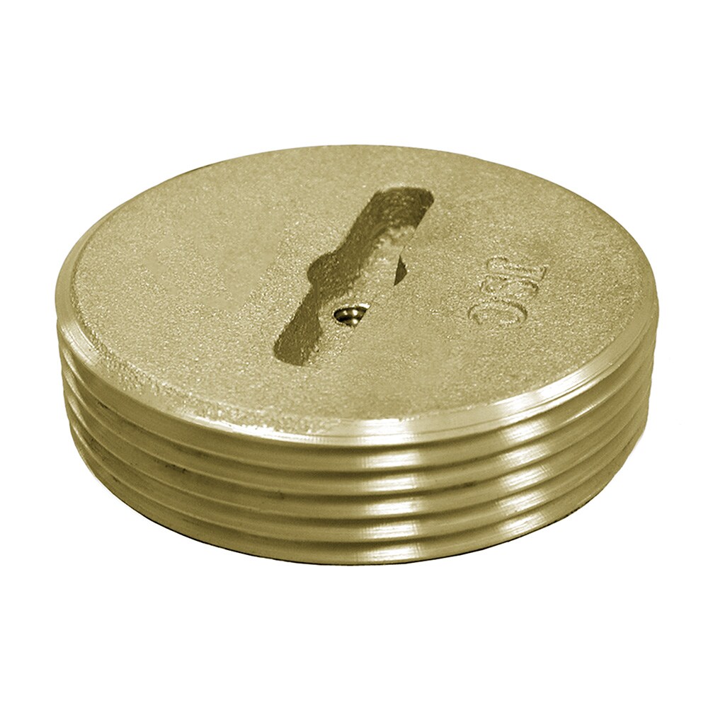 Jones Stephens P58350 3-1/2 Slotted Brass C/o Plug Tap