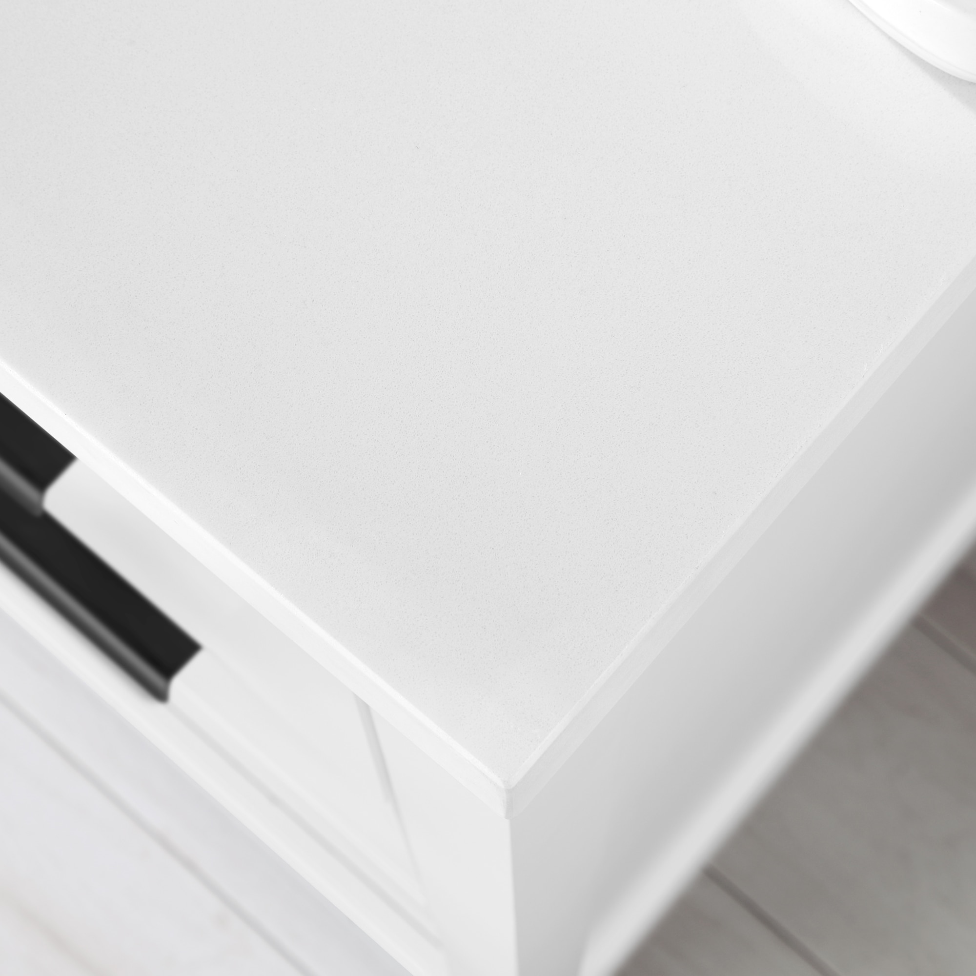 Origin 21 Beecham 60-in White Undermount Double Sink Bathroom Vanity ...