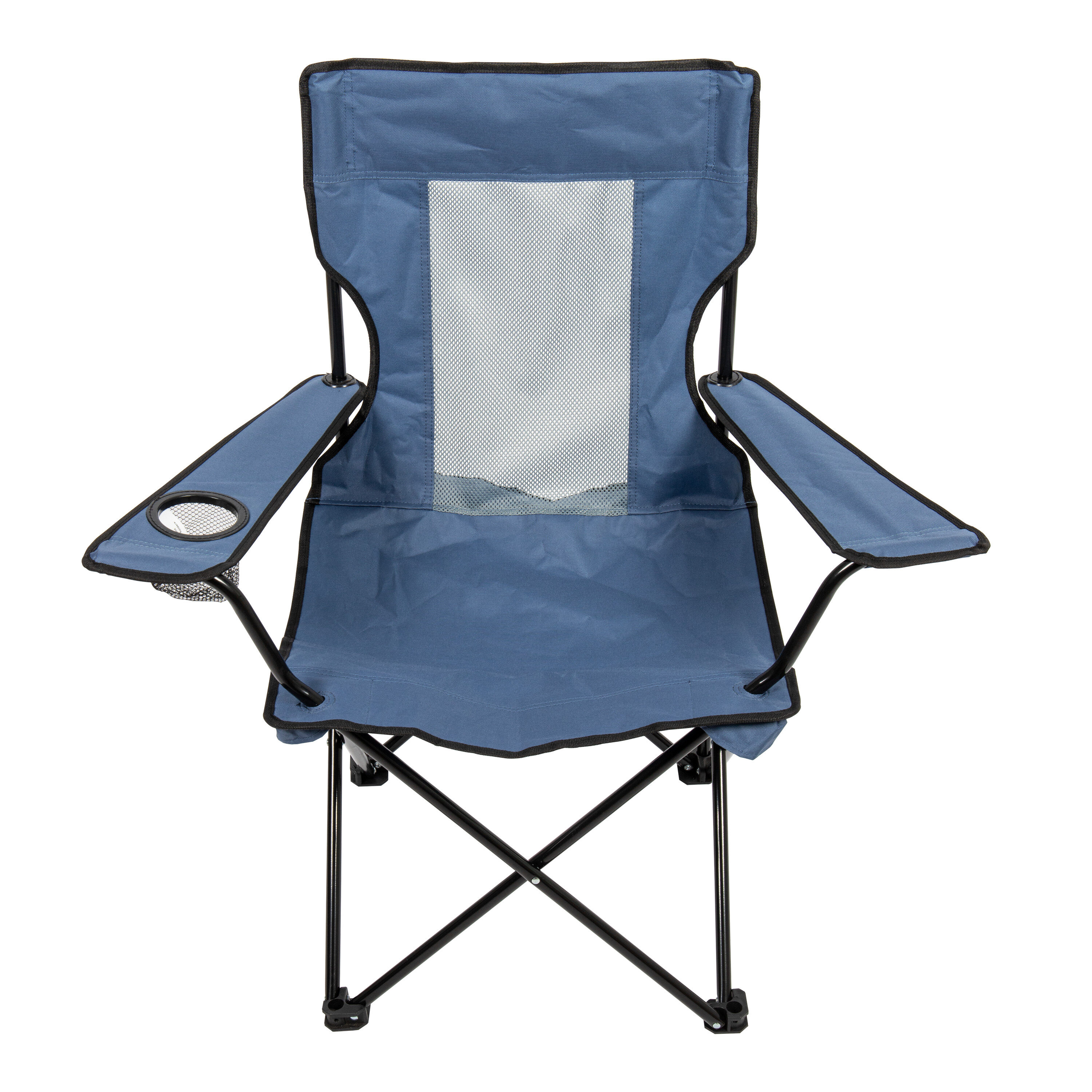 Camp & Go Mesh Back Quad Camping Chair, Size: 2.8' x 2.5' x 3.0