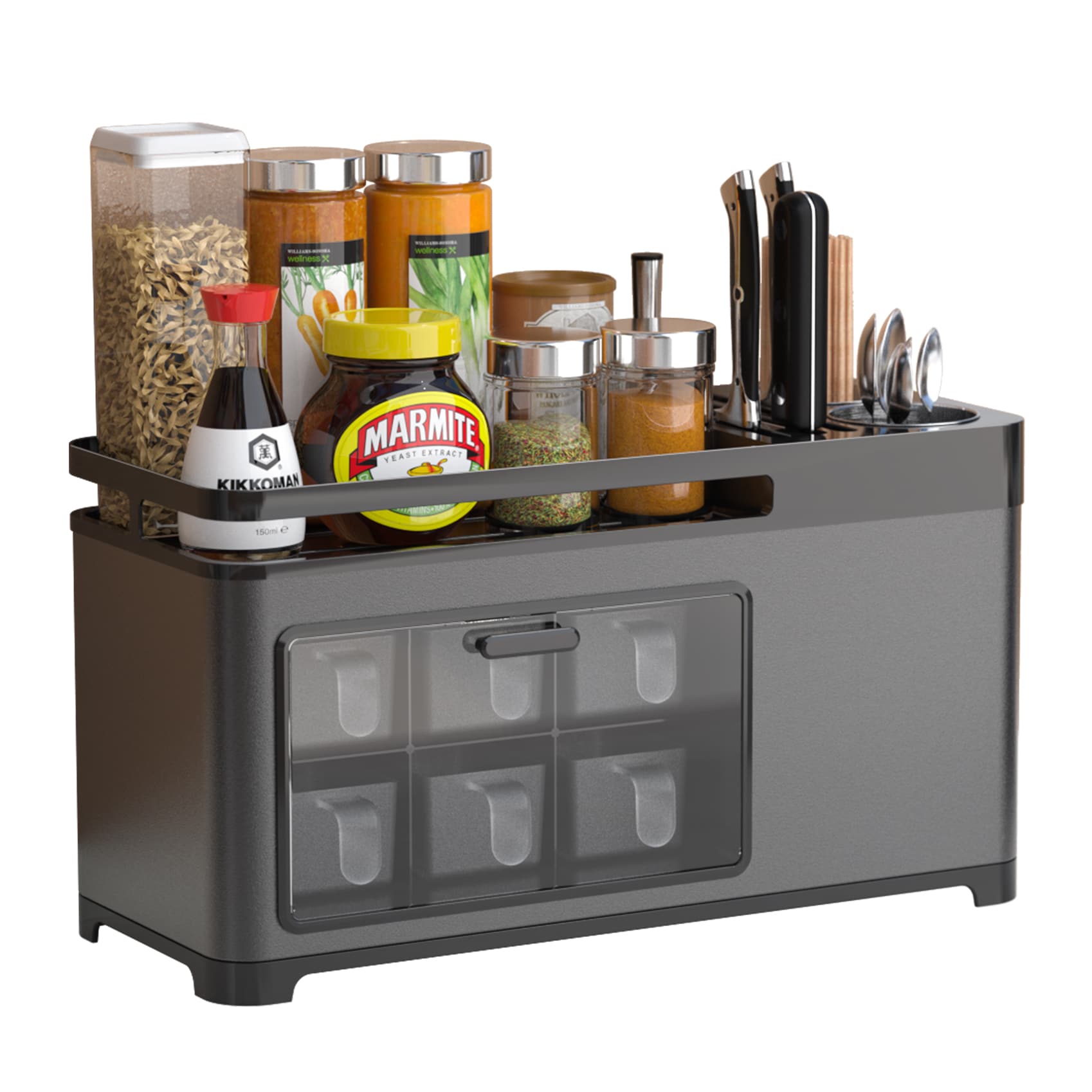 Multifunctional Kitchen Seasoning Box