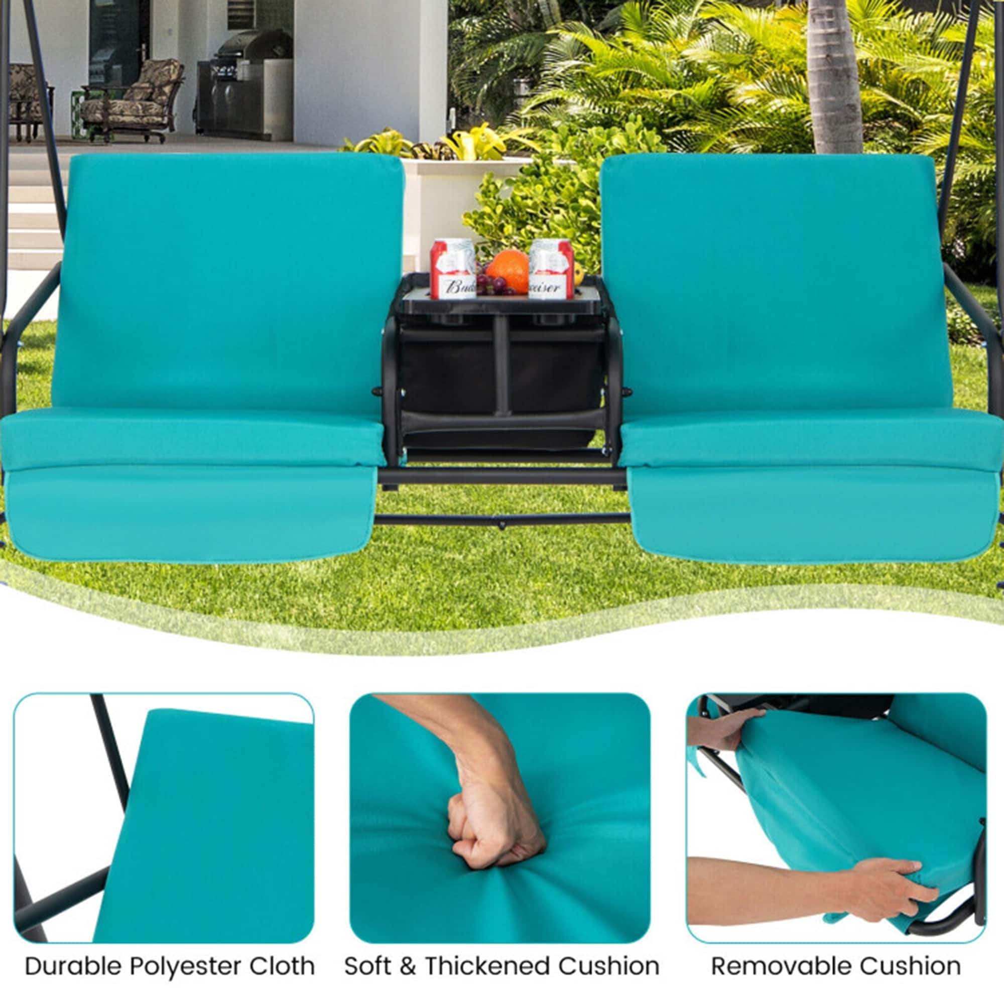 Mondawe MA-YU005BLBR Swing-Gliders - View #6