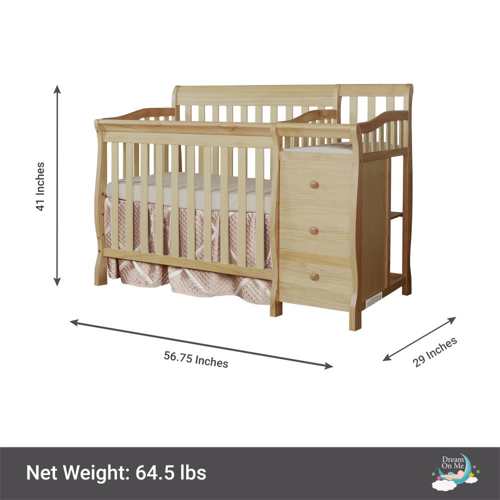 Dream on me 4 in cheap 1 convertible crib with changer