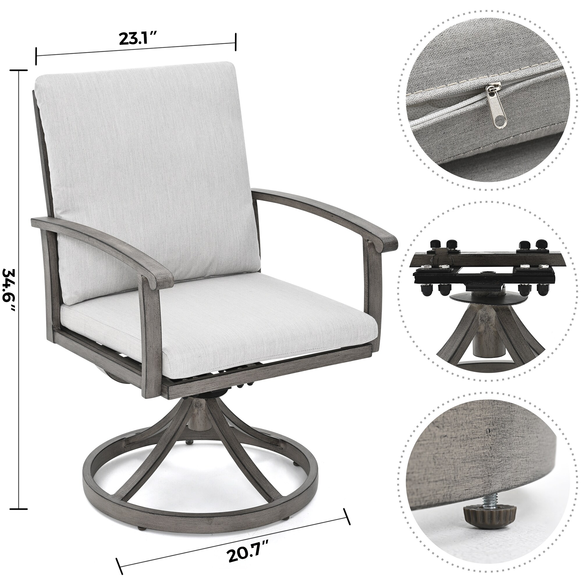  EL-CZ7-GM-A2-WL3 Patio-Dining-Sets - View #2