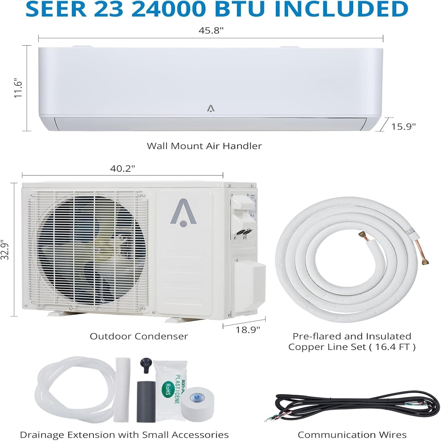 Qeetex 1LSHQQPHO-33VEG6L5 Ductless-Mini-Splits - View #8