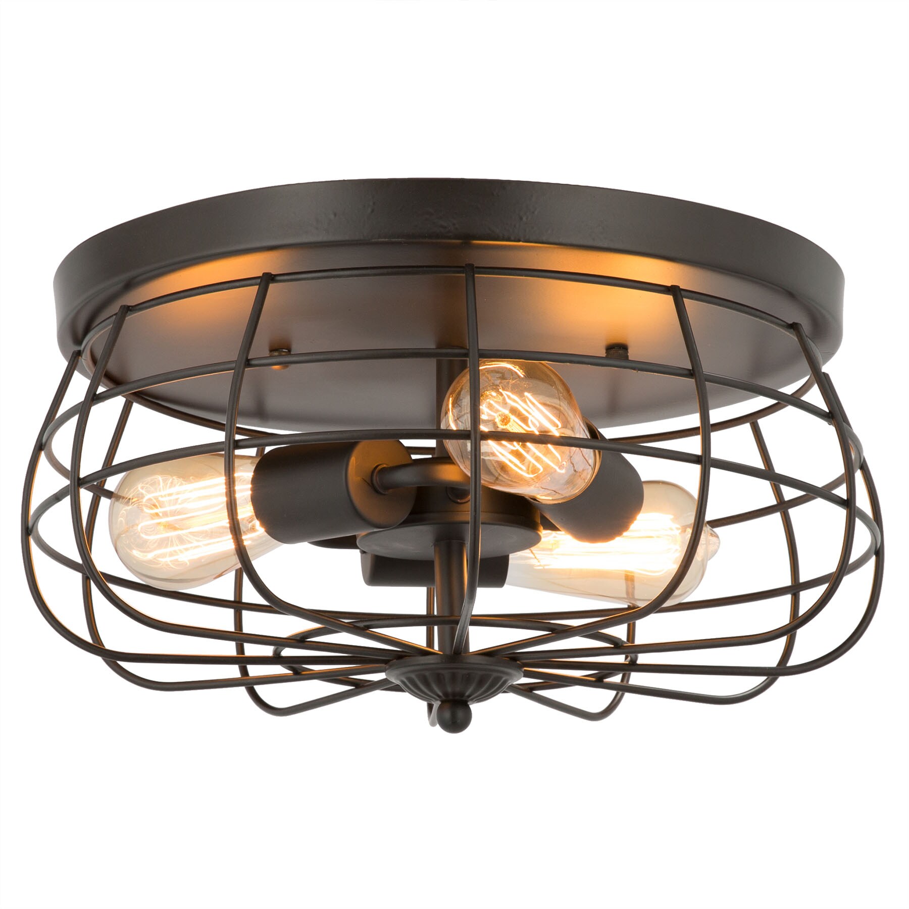 flush mount cage light